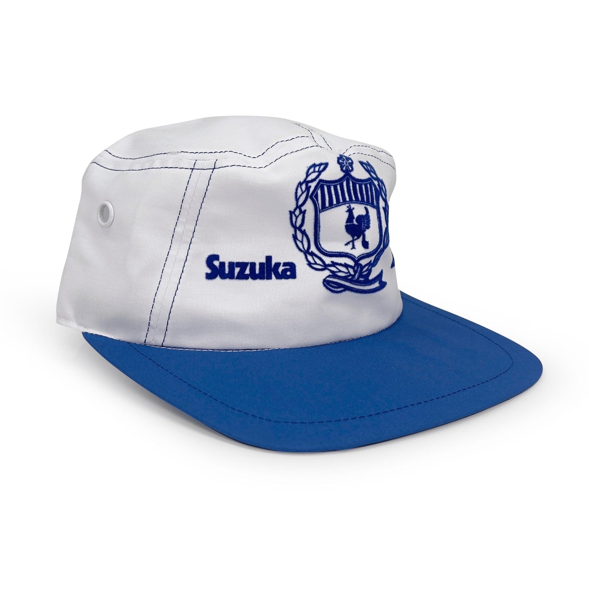 Authentic Vintage Showa Era Japan Suzuka Circuit 22nd Rank Hat Cap Blue - Sugoi JDM