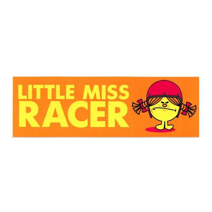 Cartoon Little Miss Racer Premium Quality Bumper Sticker Decal - Sugoi JDM