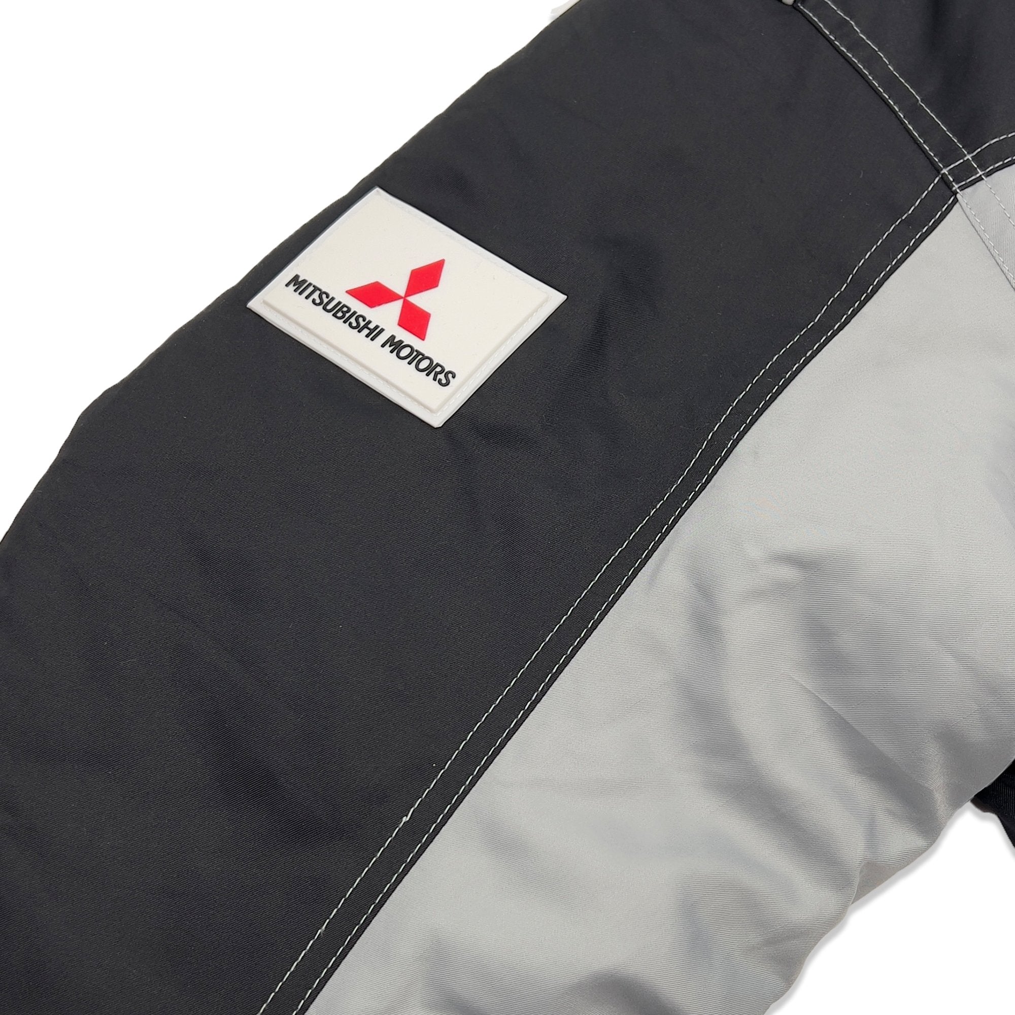 Genuine Japan JDM Mitsubishi Motors Service Staff Mechanic Jacket Black - Sugoi JDM