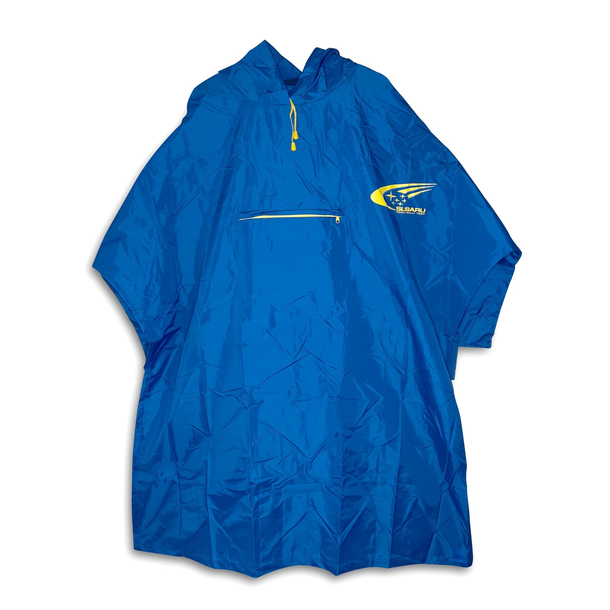 Genuine JDM Japan Subaru WRC World Rally Team Foldable Rain Poncho Jacket - Sugoi JDM