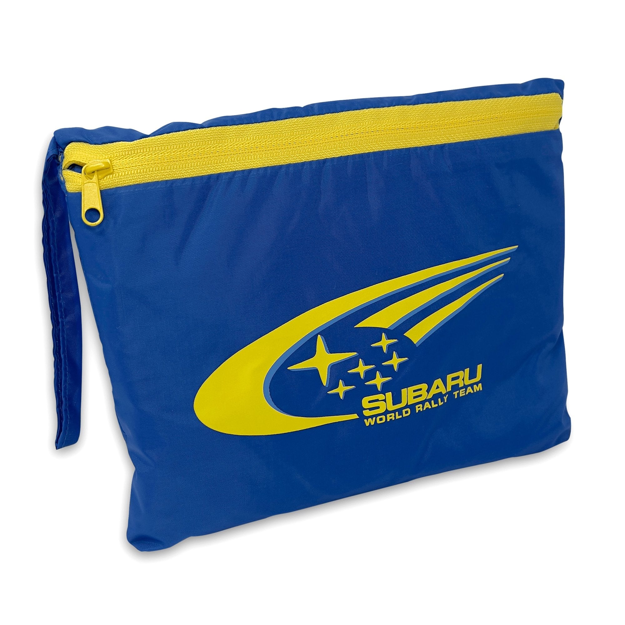 Genuine JDM Japan Subaru WRC World Rally Team Foldable Rain Poncho Jacket - Sugoi JDM