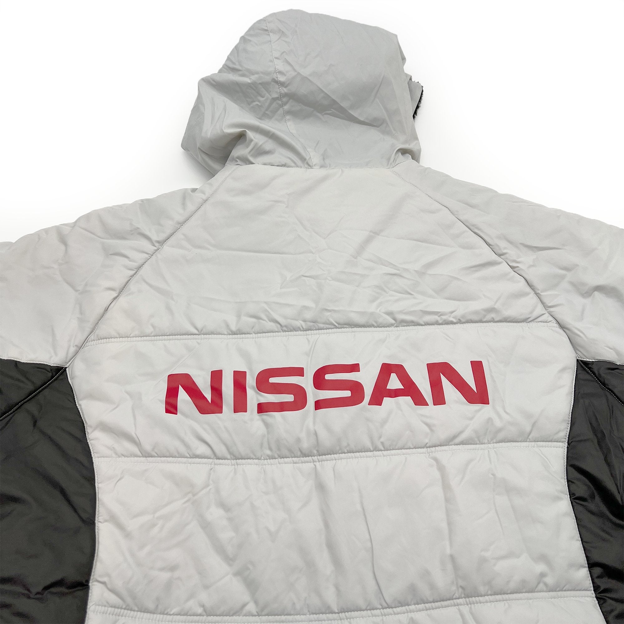 Genuine JDM Retro Japan Nissan Super GT Racing Pit Crew Bench Coat Jacket - Sugoi JDM