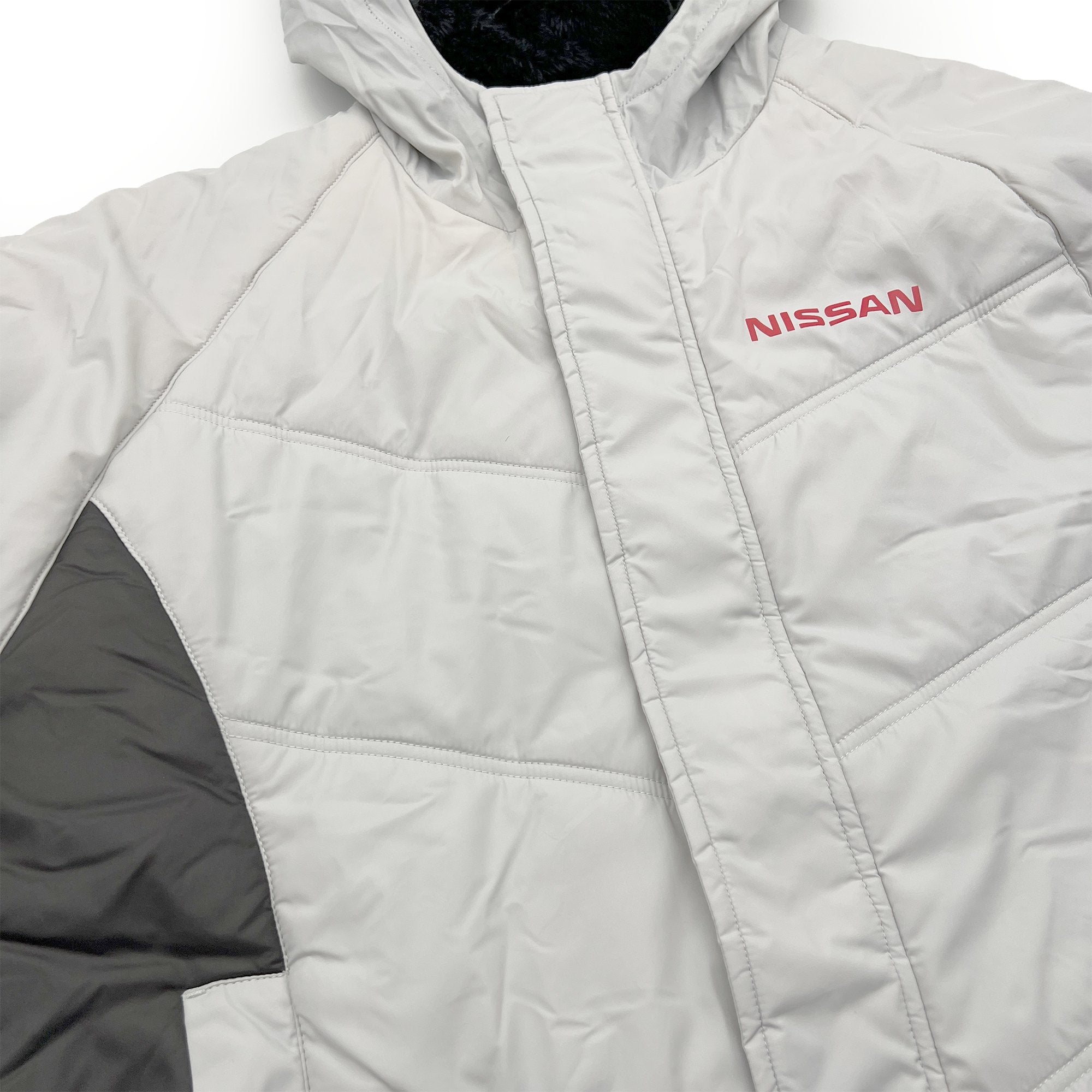 Genuine JDM Retro Japan Nissan Super GT Racing Pit Crew Bench Coat Jacket - Sugoi JDM