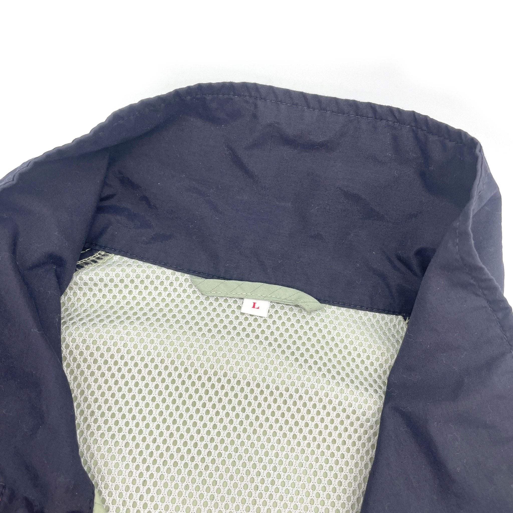 Genuine Retro Japan ENEOS Oil Fuel Light Working Jacket Blue - Sugoi JDM