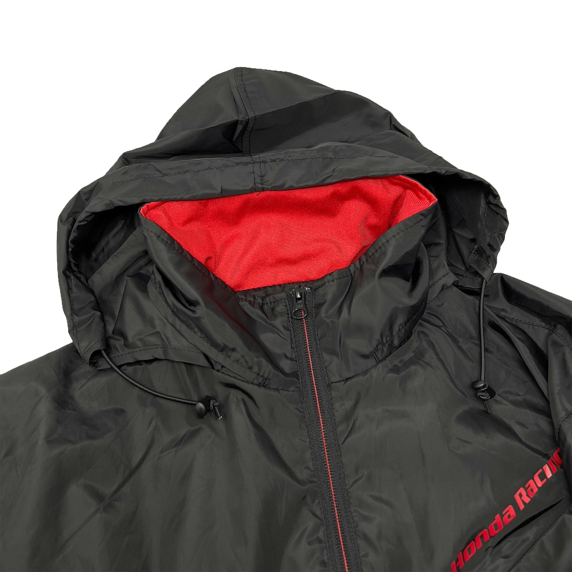 Genuine Retro JDM Japan Honda Racing Team Jacket Windbreaker Hoodie Black - Sugoi JDM