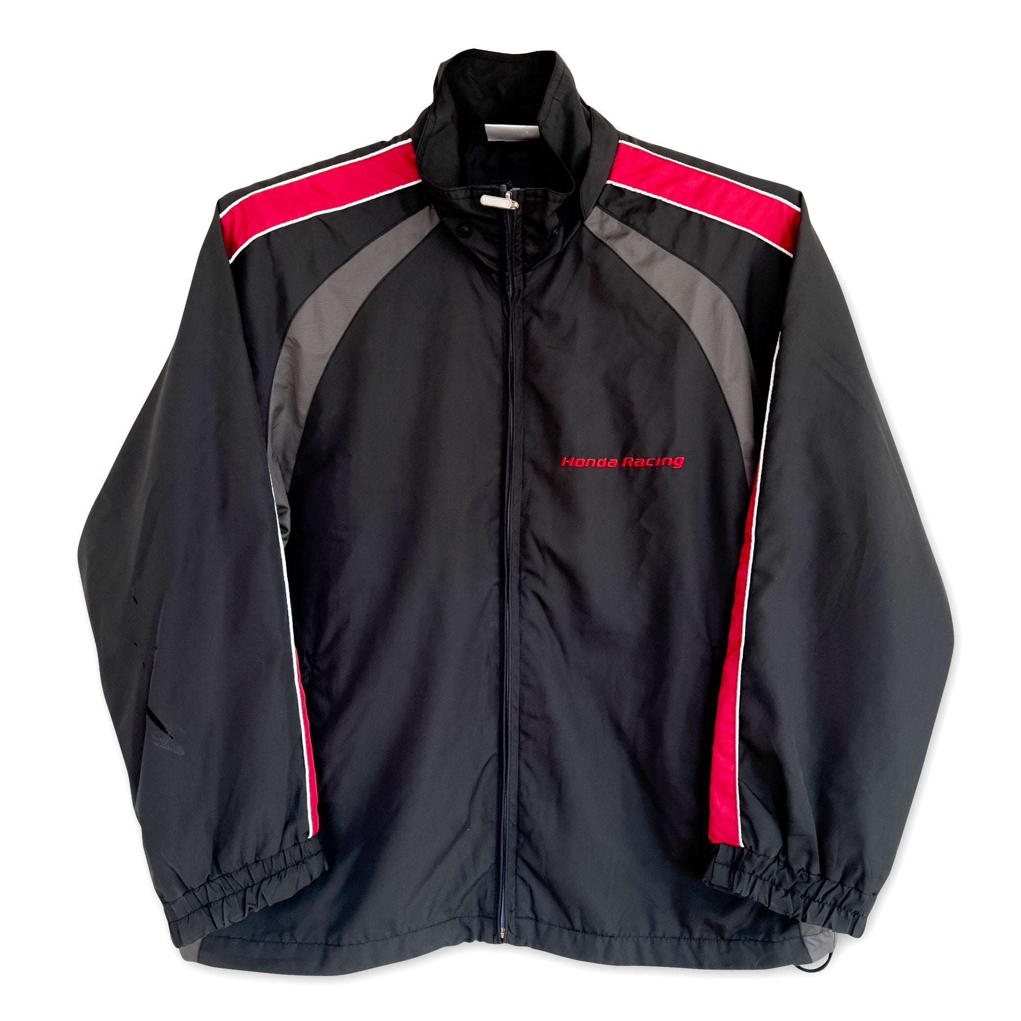 Genuine Retro JDM Japan Honda Racing Team Light Jacket Black - Sugoi JDM