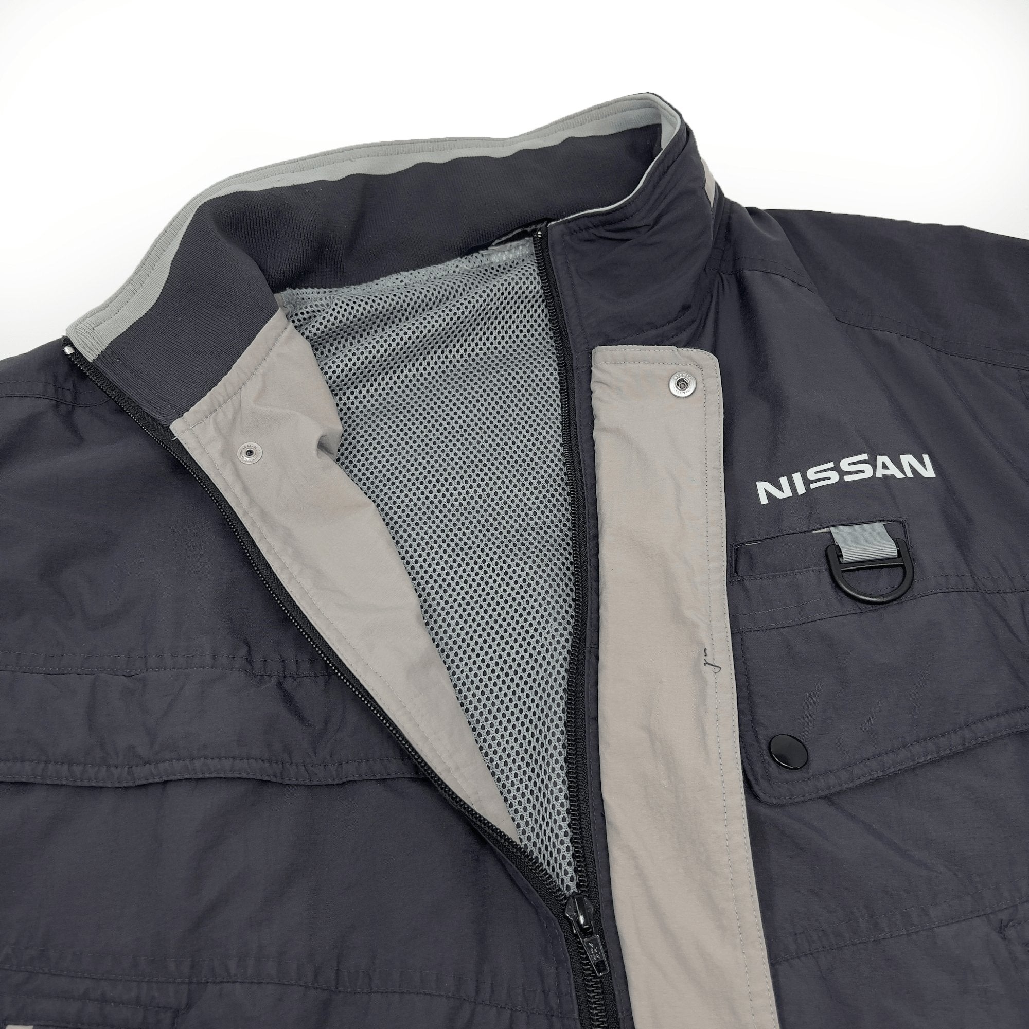 Genuine Retro JDM Japan Nissan Technician Mechanic Staff Bomber Hoodie Jacket - Sugoi JDM