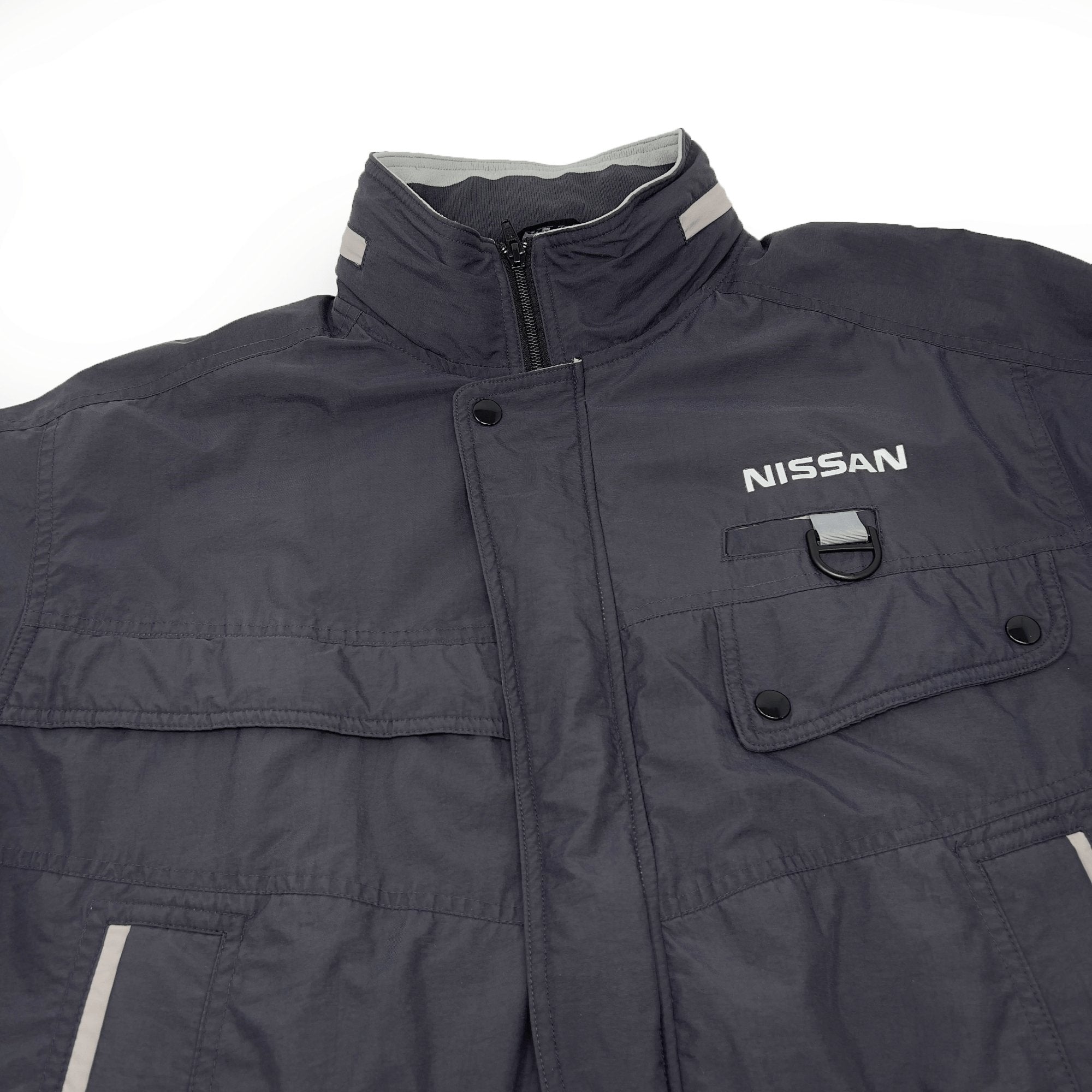 Genuine Retro JDM Japan Nissan Technician Mechanic Staff Bomber Hoodie Jacket - Sugoi JDM