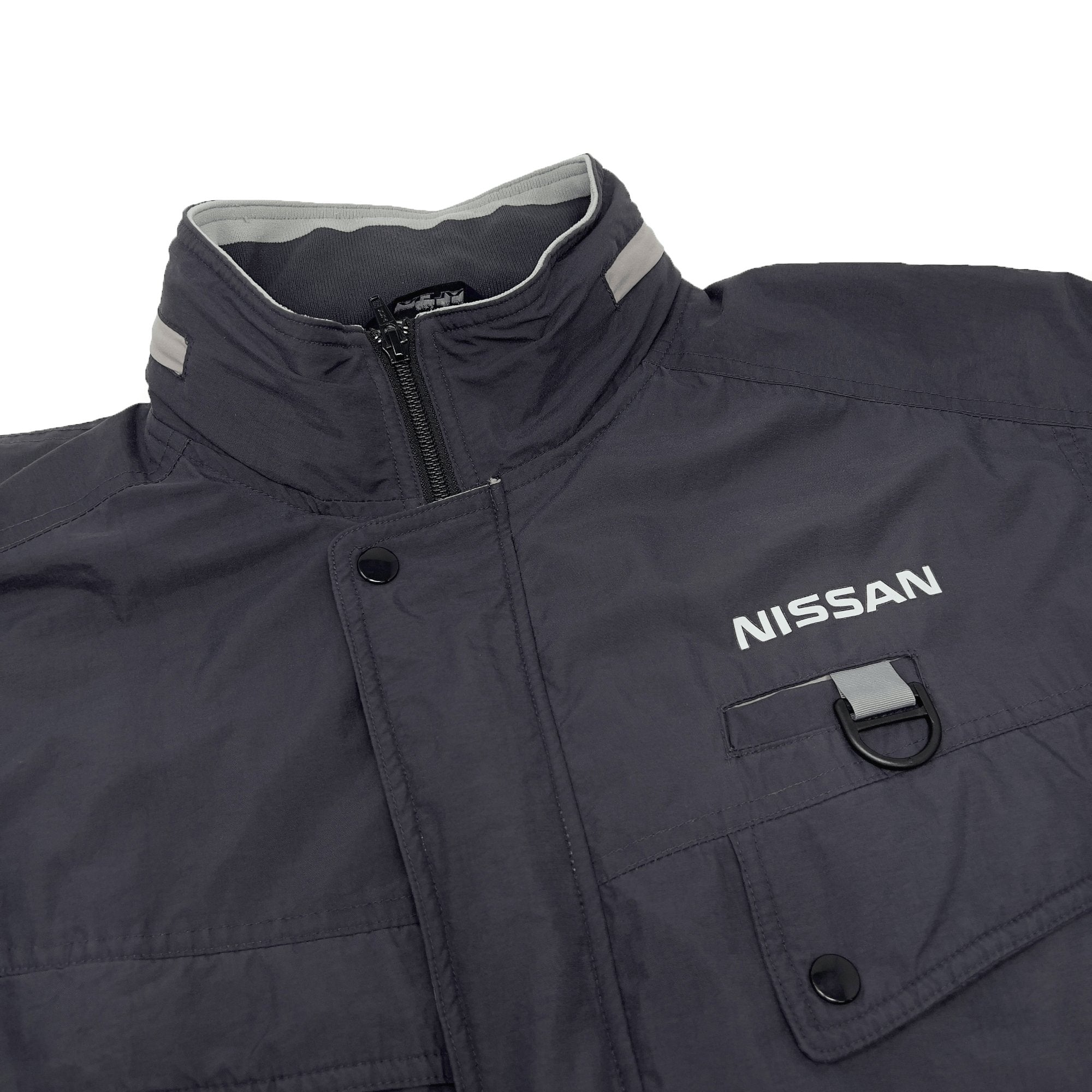 Genuine Retro JDM Japan Nissan Technician Mechanic Staff Bomber Hoodie Jacket - Sugoi JDM
