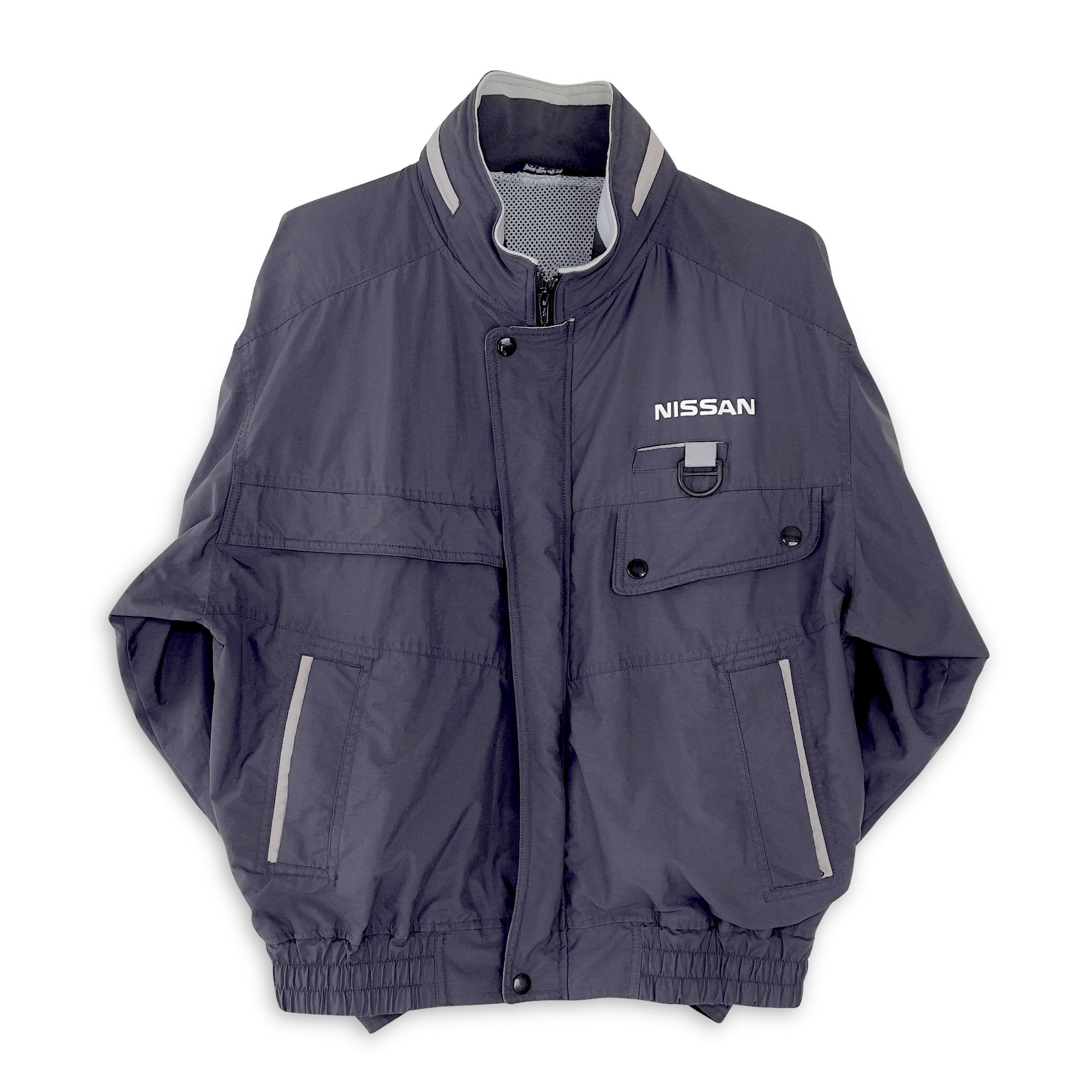 Genuine Retro JDM Japan Nissan Technician Mechanic Staff Bomber Hoodie Jacket - Sugoi JDM