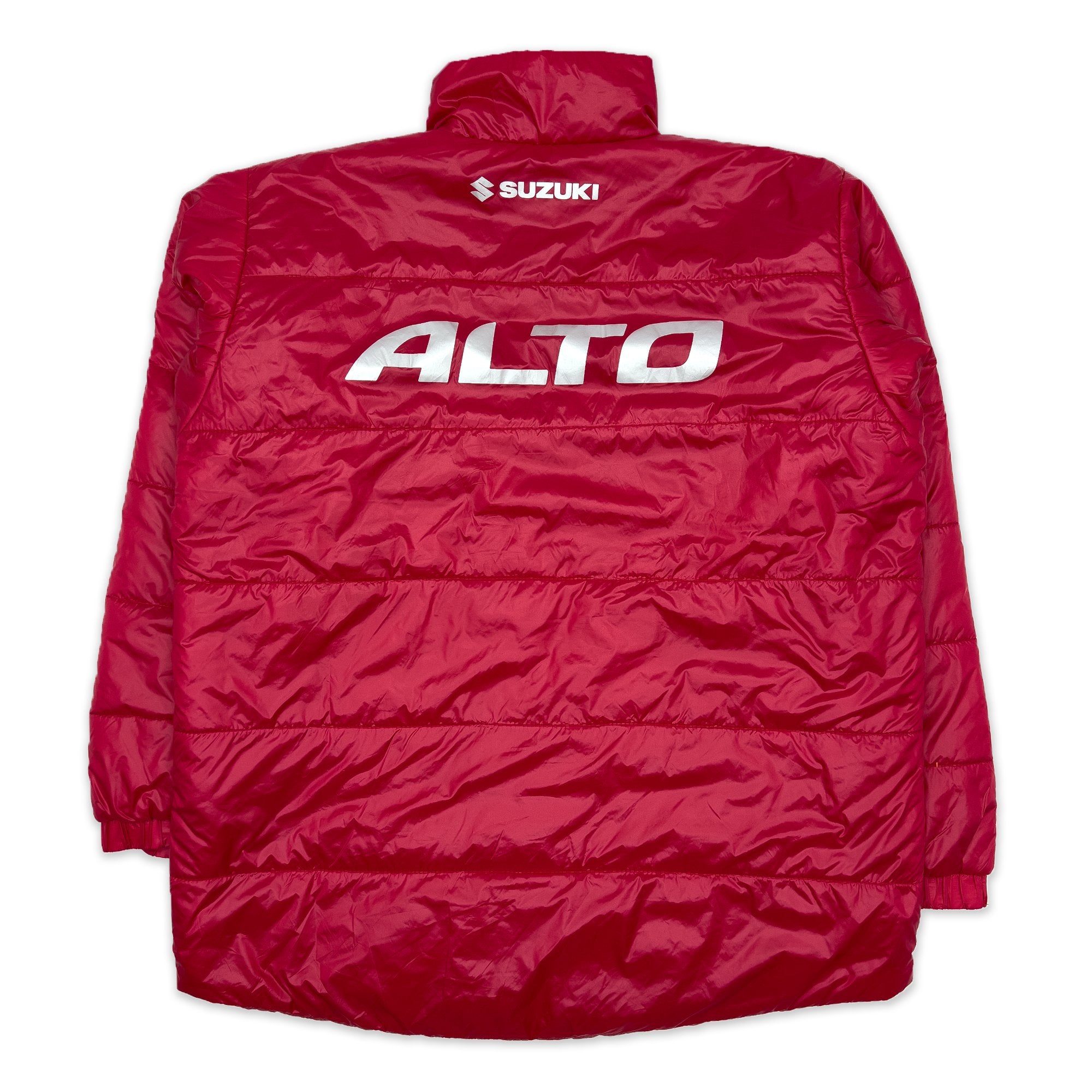 Genuine Retro JDM Japan Suzuki Alto Staff Uniform Jacket Red - Sugoi JDM