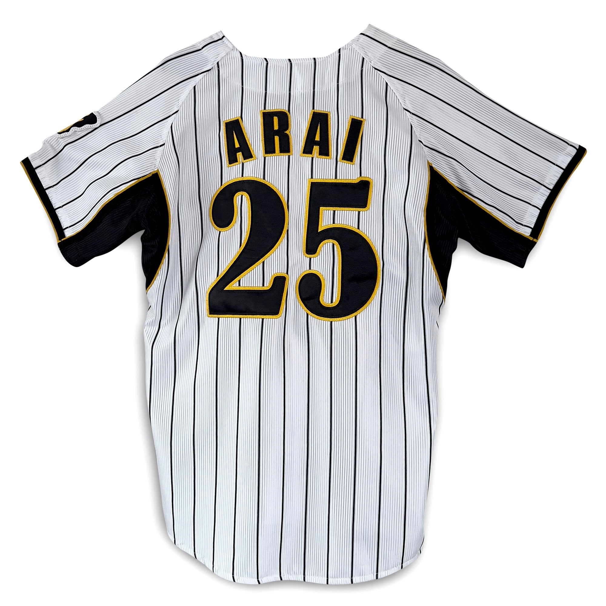 Genuine Retro NPB Japan Hanshin Tigers Ryota Arai Baseball Knit Jersey #25 - Sugoi JDM