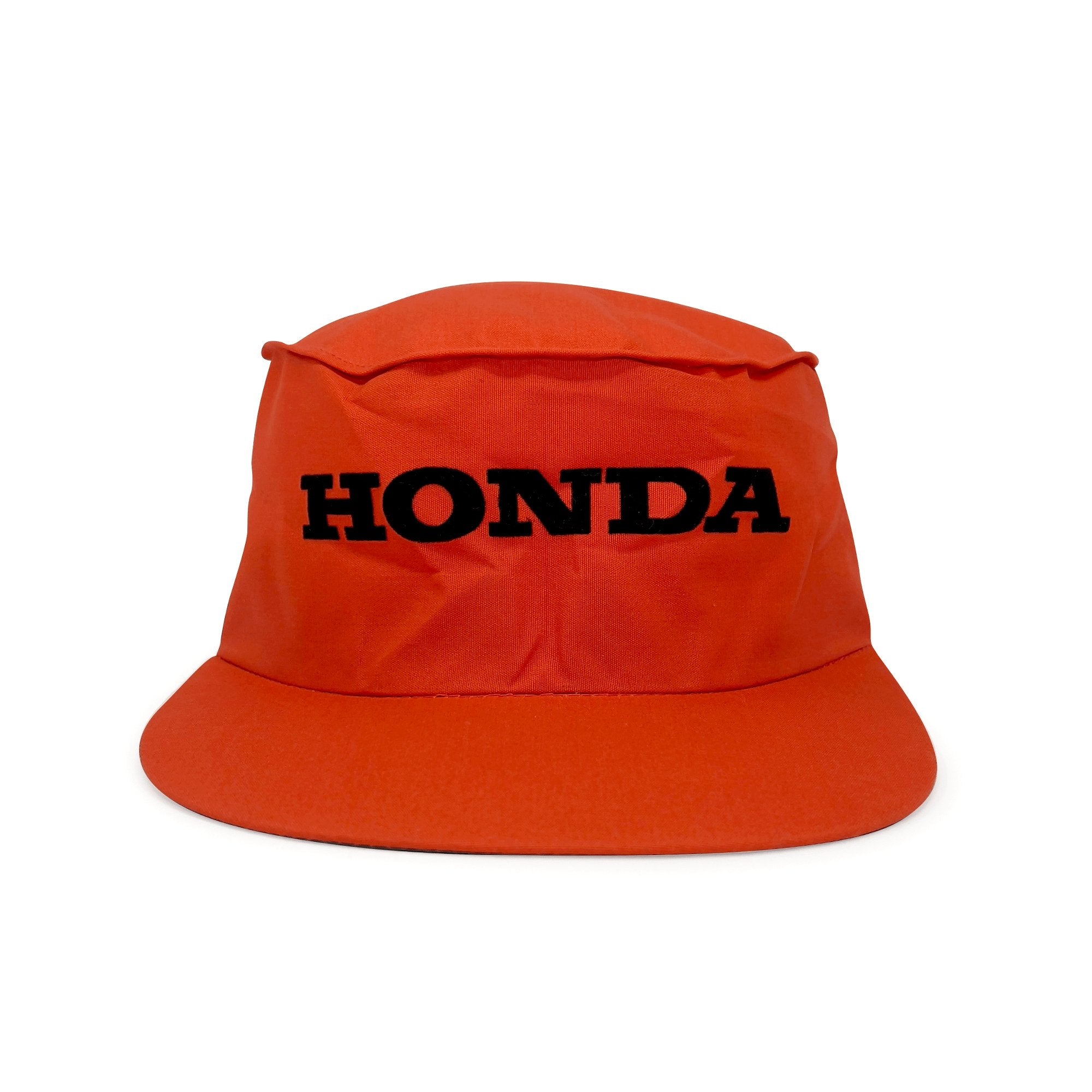 Genuine Retro Showa Era Japan Honda Motors Primo Work Cap Hat Orange - Sugoi JDM