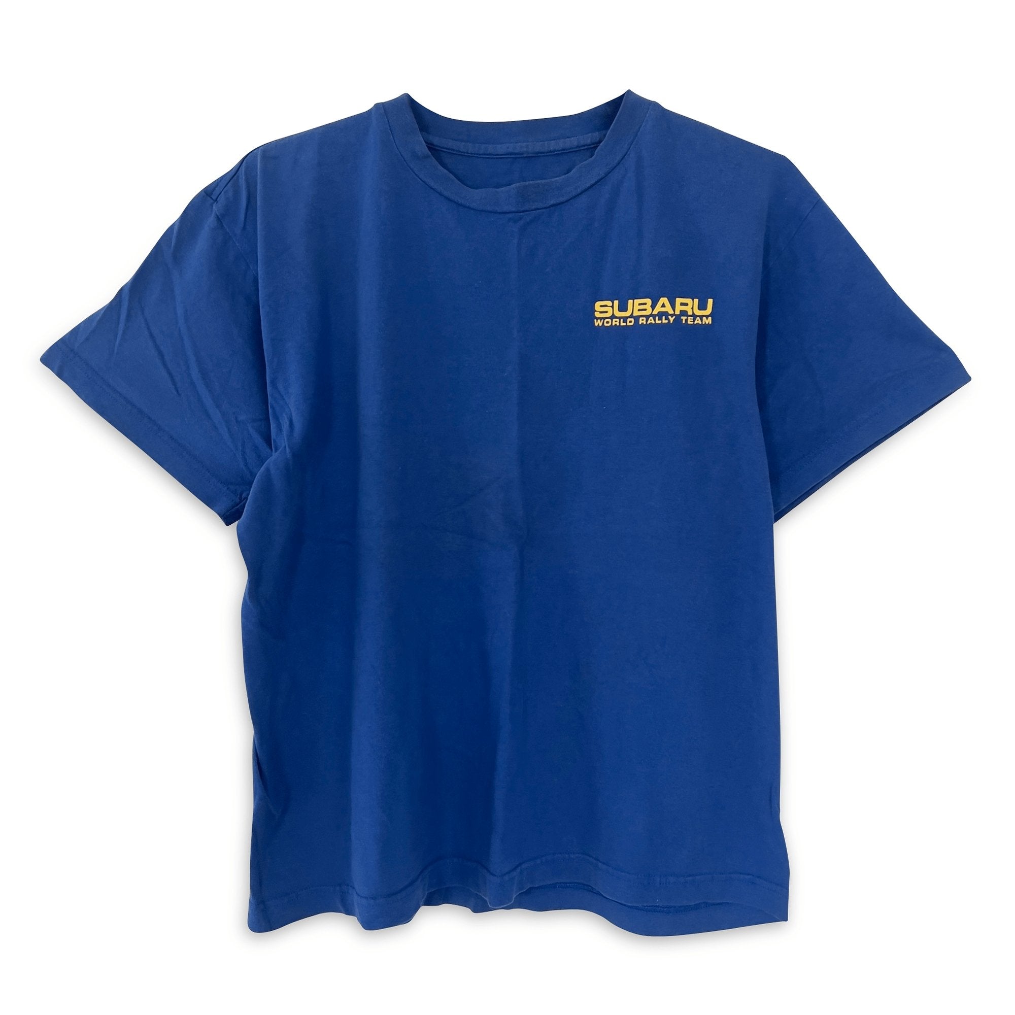 Genuine Vintage Japan JDM Subaru WRC World Rally Team 555 Shirt Blue - Sugoi JDM