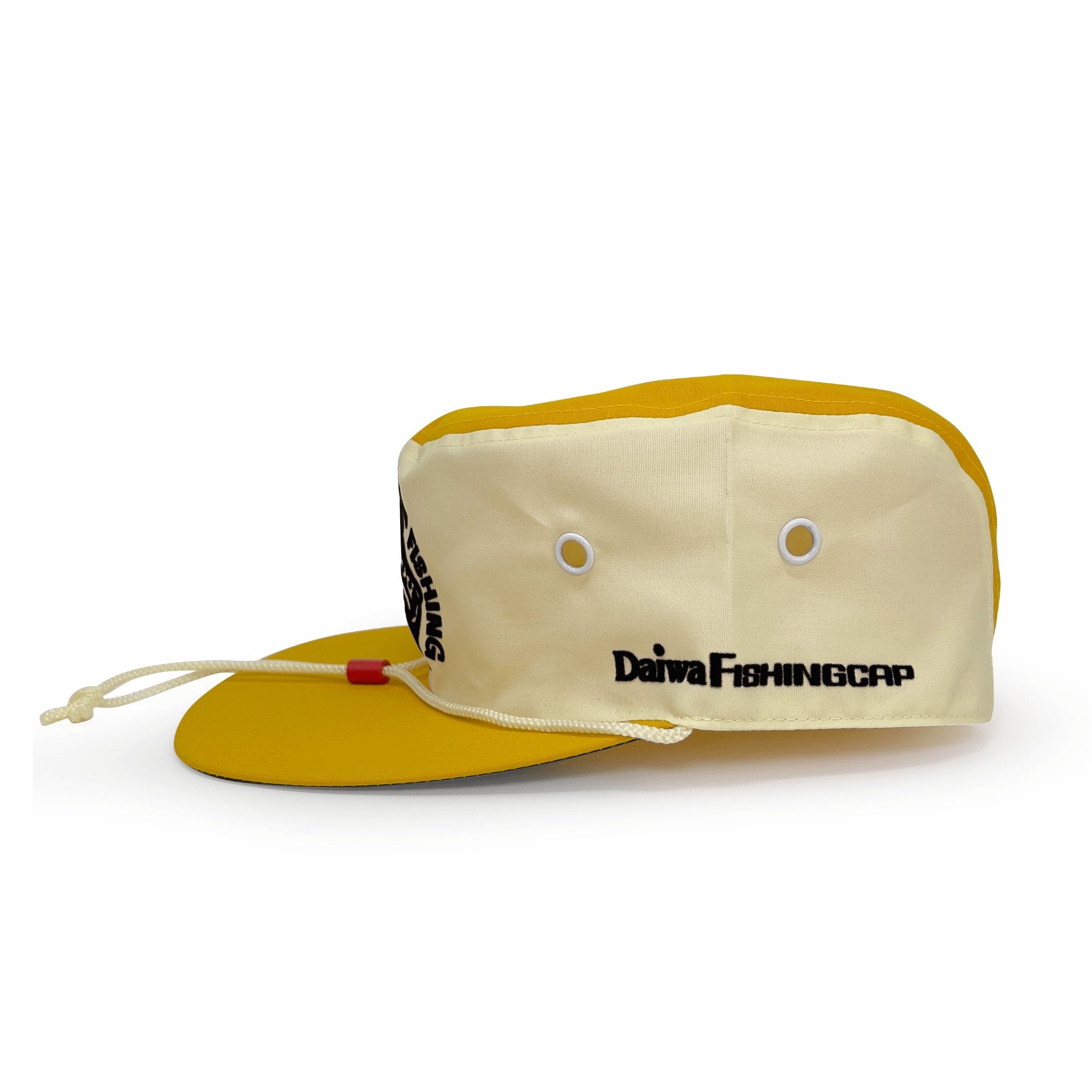 Genuine Vintage Showa Era Japan Daiwa Fishing Team Cap Hat Yellow - Sugoi JDM