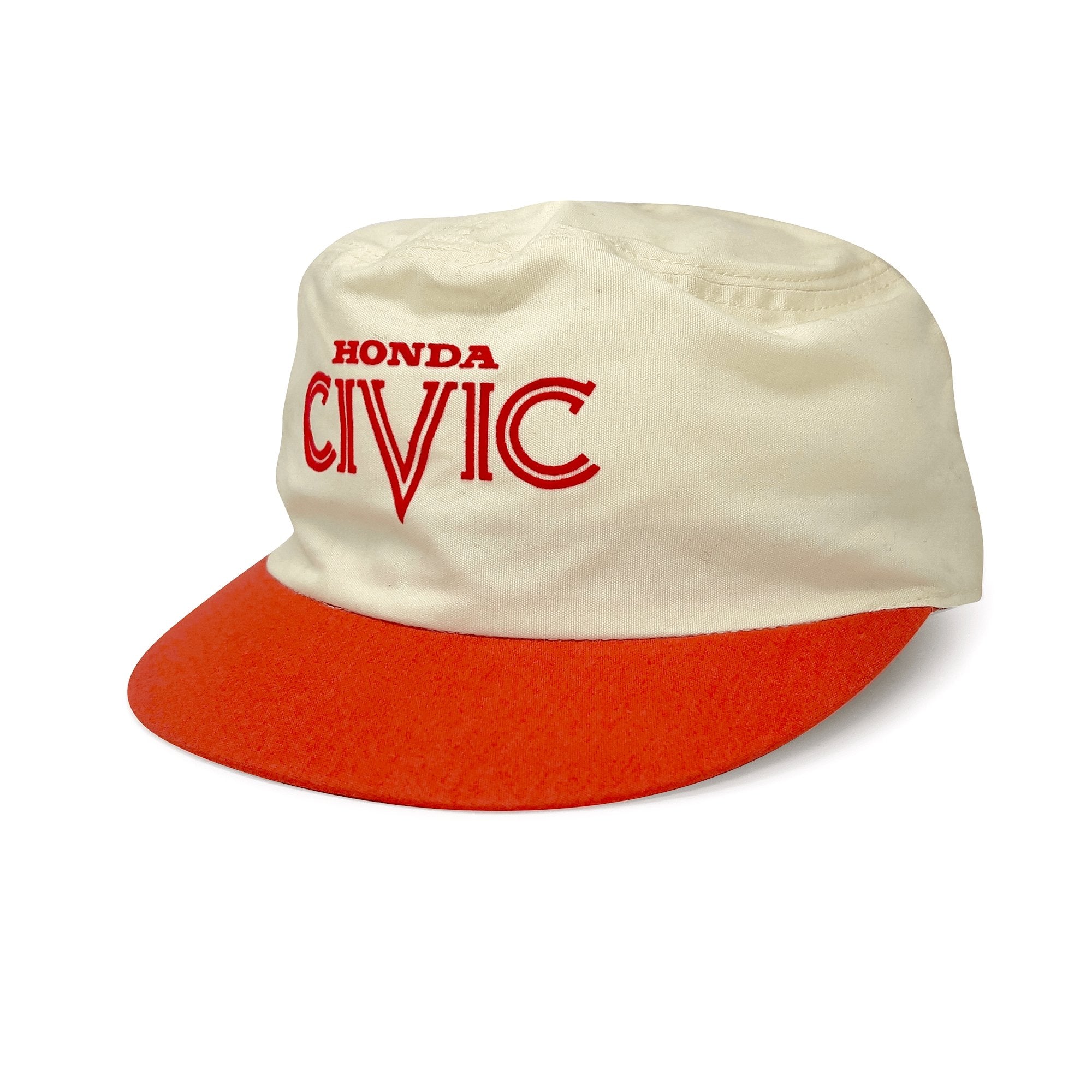 Genuine Vintage Showa Era Japan Honda Motors Civic Hat Cap - Sugoi JDM