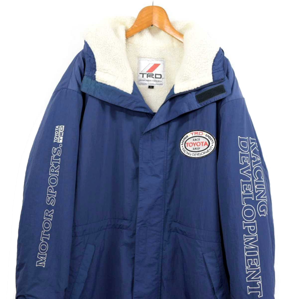 Japan JDM Genuine Retro Toyota TRD Racing Winter Bench Coat - Sugoi JDM