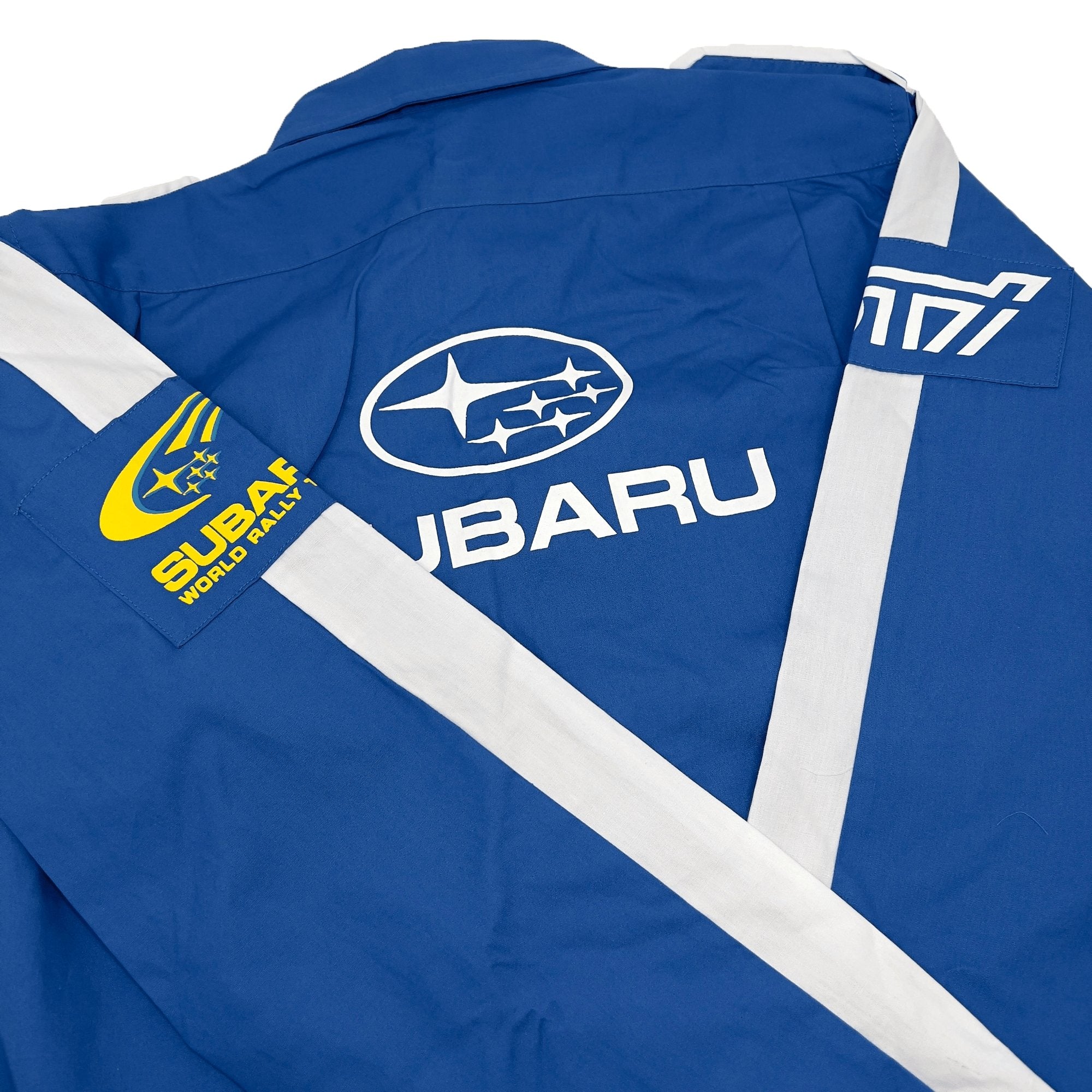 Japan JDM Subaru World Rally Team WRC STi Button Up Long Sleeve Shirt - Sugoi JDM