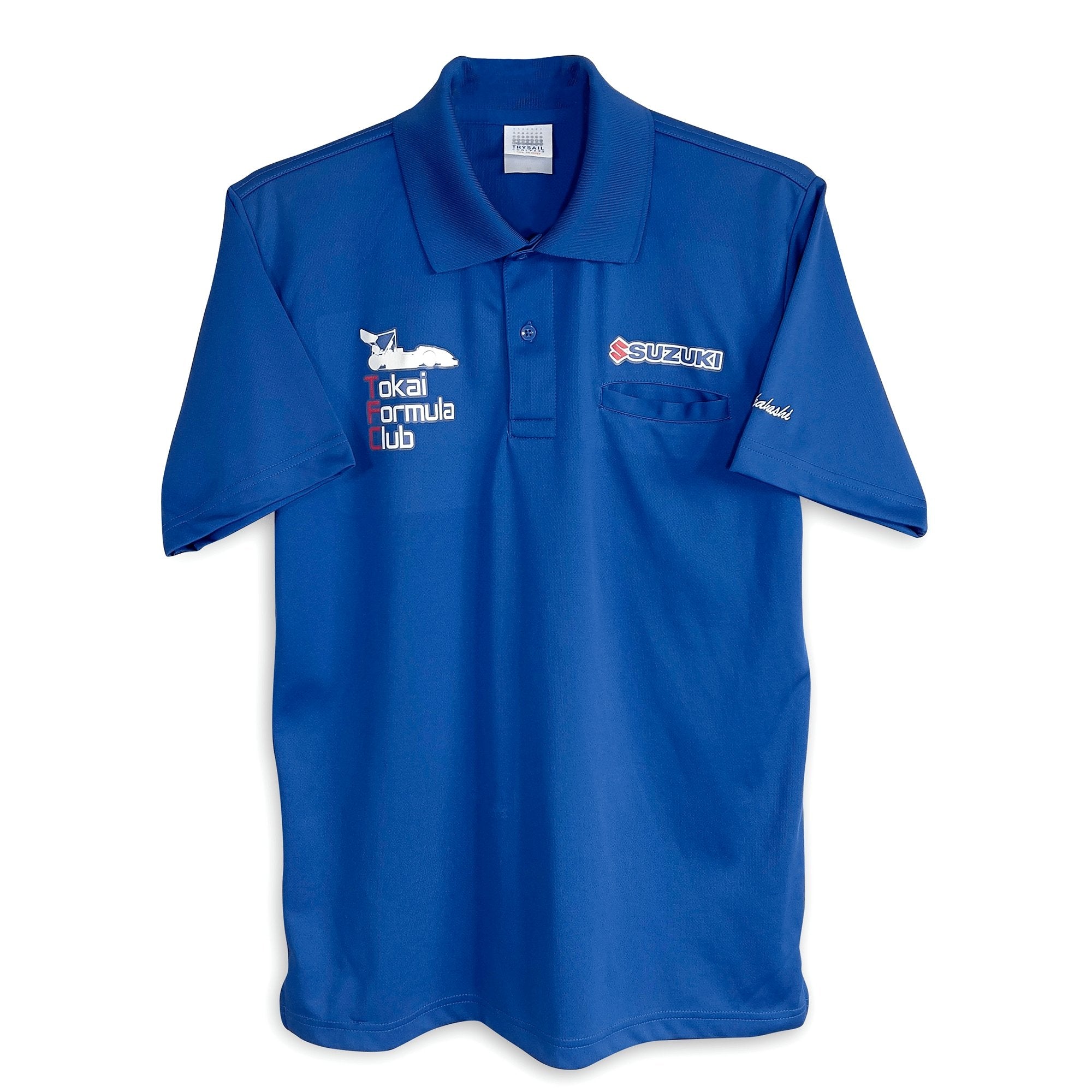 Japan JDM Tokai University Formula Racing Team Polo Shirt Blue - Sugoi JDM