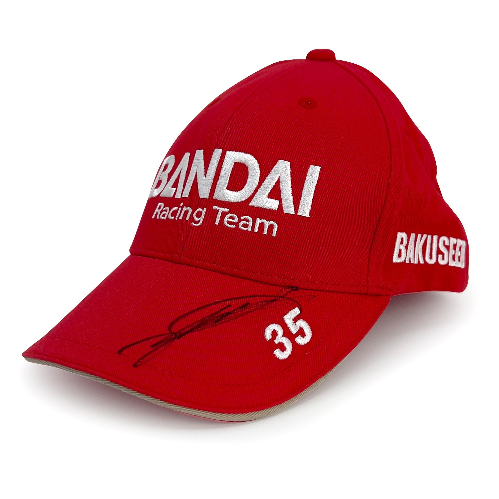 Japan Super GT Naoki Hattori Signed Bandai Namco Racing Team Hat - Sugoi JDM