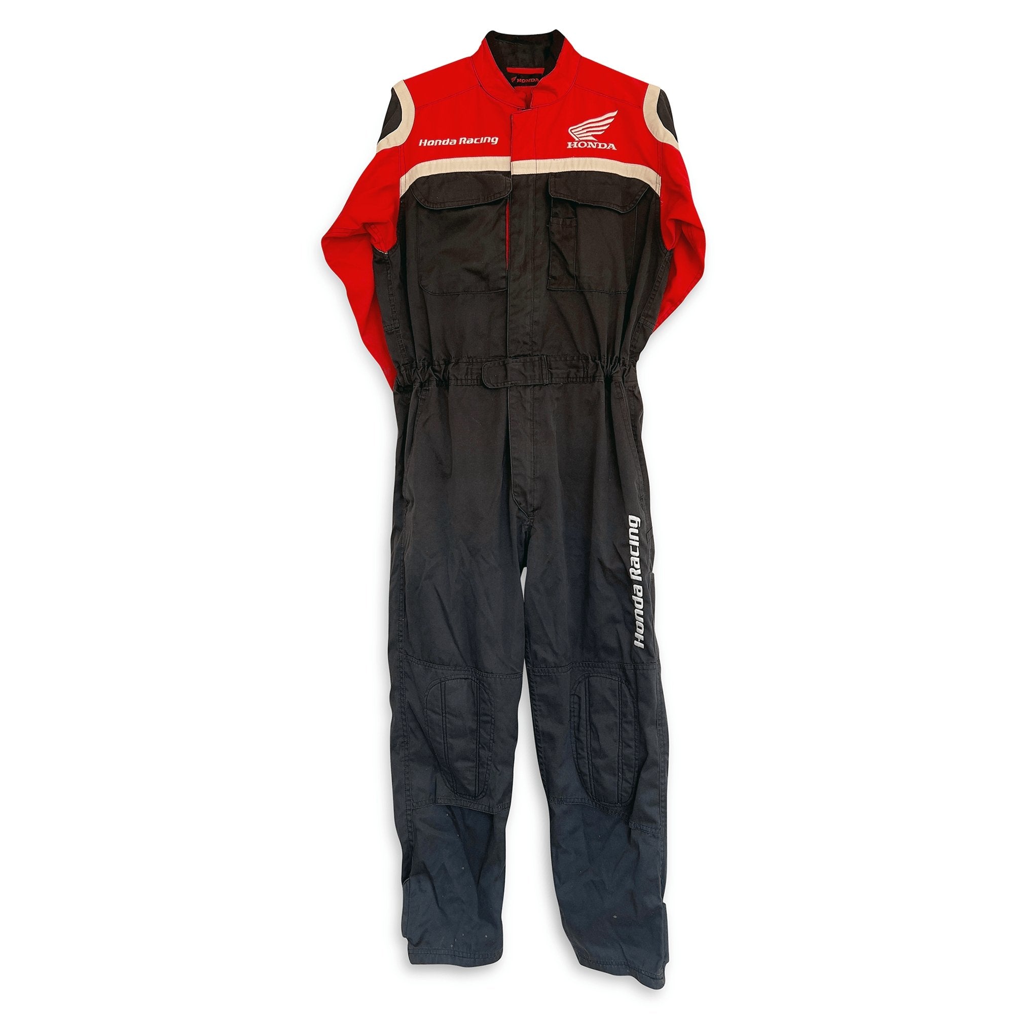JDM Japan Honda Racing Coveralls Tsunagi Mechanic Pit Crew Suite Black - Sugoi JDM