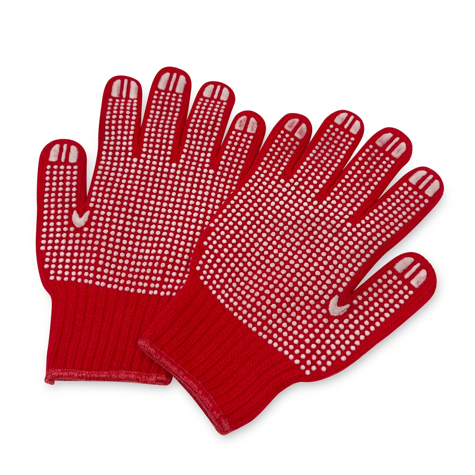 JDM Japan Nissan Kenmeri Ken & Mary Skyline Prince Knit Working Gloves Red - Sugoi JDM