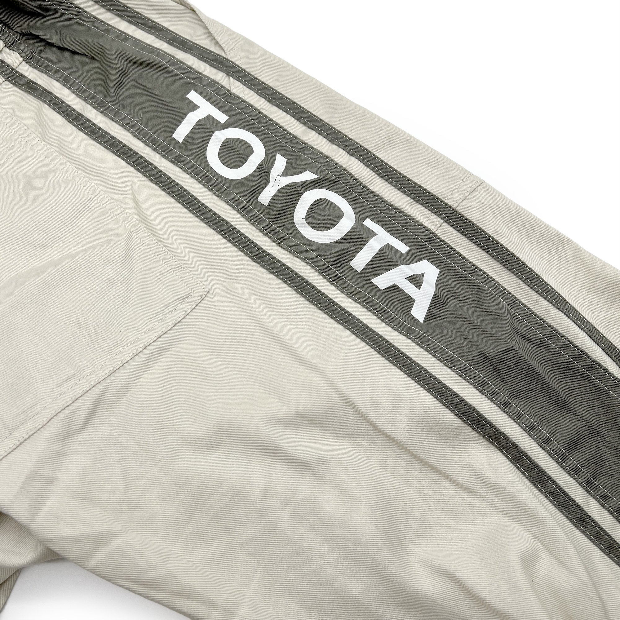 JDM Japan Retro Toyota Tecno Summer Coveralls Mechanic Suite Tsunagi Grey - Sugoi JDM