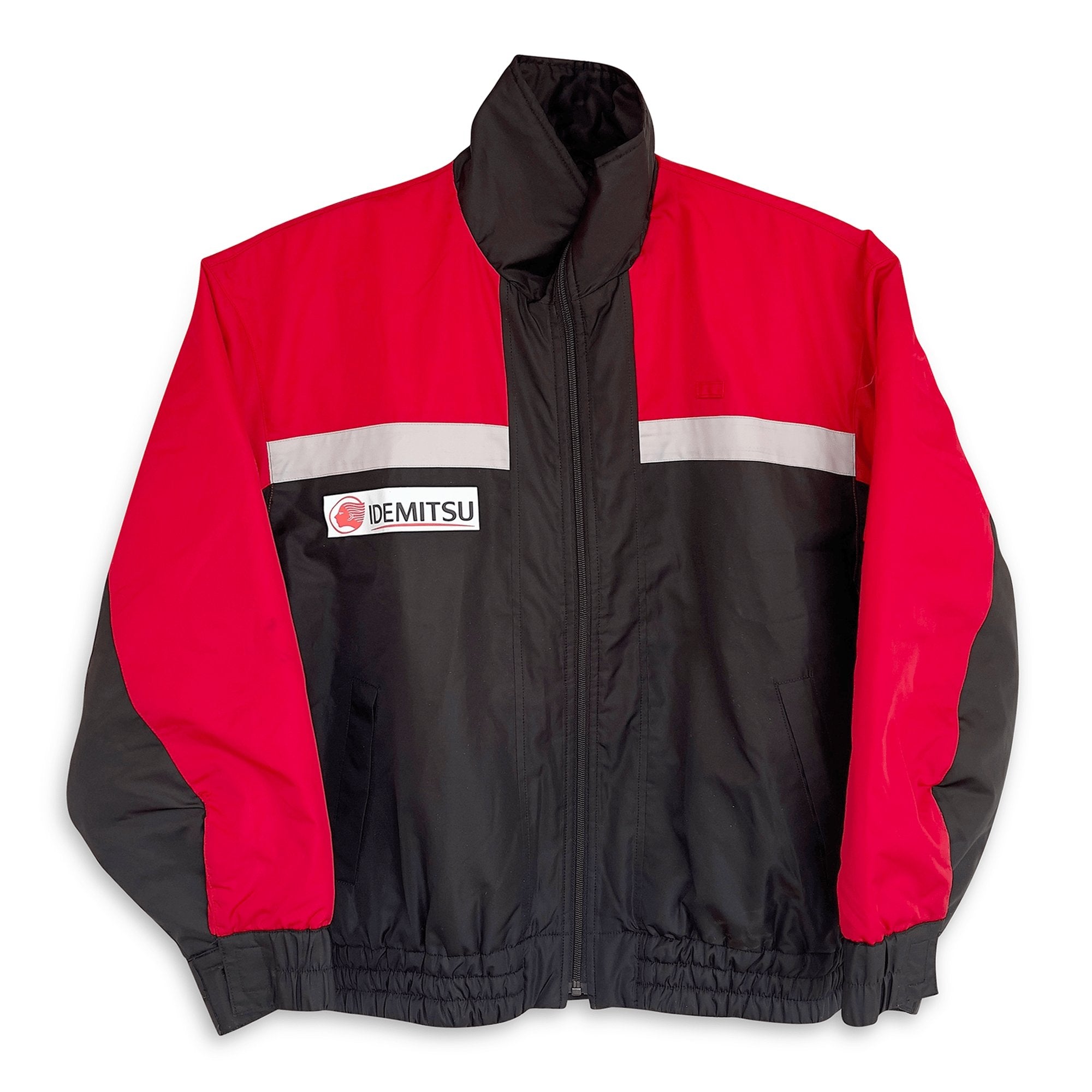 JDM Retro Japan Idemitsu Gas Station Mechanic Winter Jacket Two Tone - Sugoi JDM