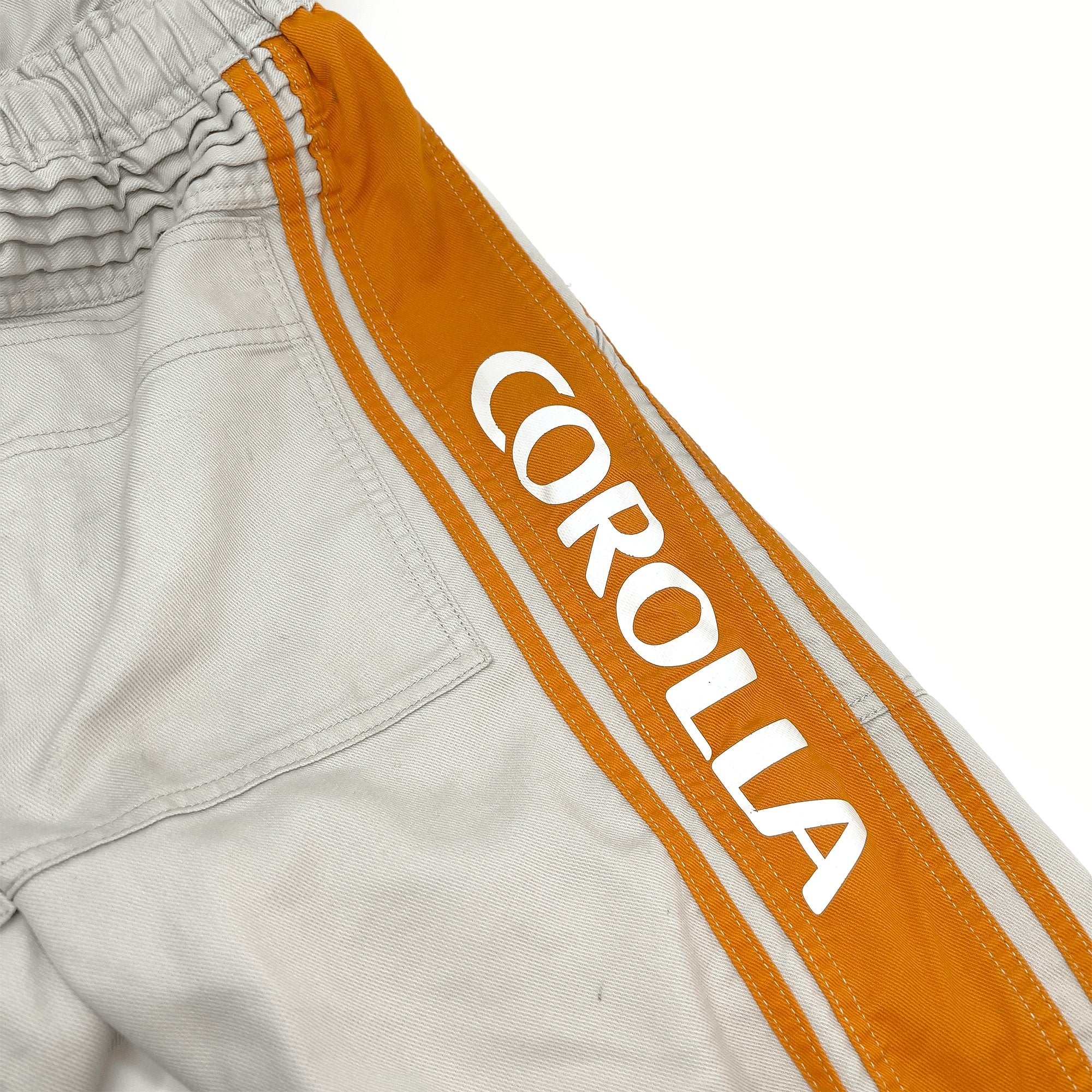 JDM Retro Toyota Corolla Tecno Summer Coveralls Jumpsuit Tsunagi Orange - Sugoi JDM
