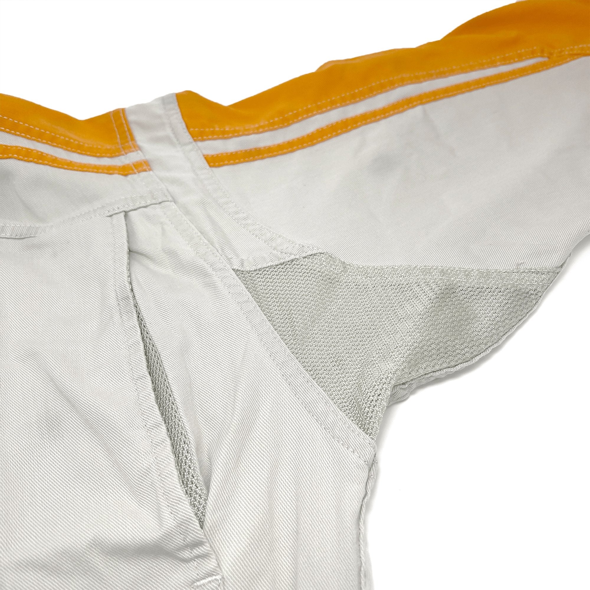 JDM Retro Toyota Corolla Tecno Summer Coveralls Jumpsuit Tsunagi Orange - Sugoi JDM