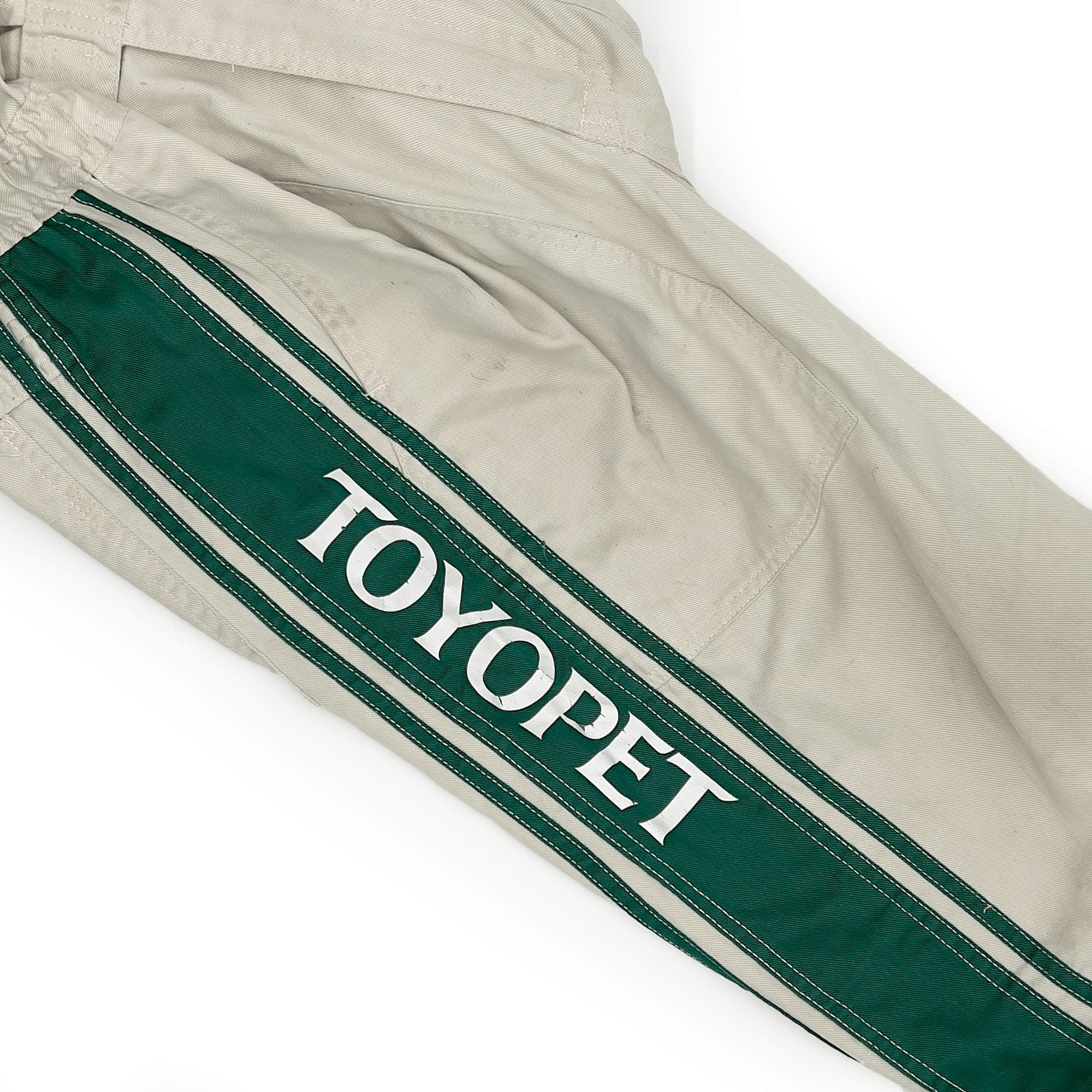 JDM Retro Toyota Toyopet Tecno Short Sleeve Coveralls Tsunagi Green - Sugoi JDM