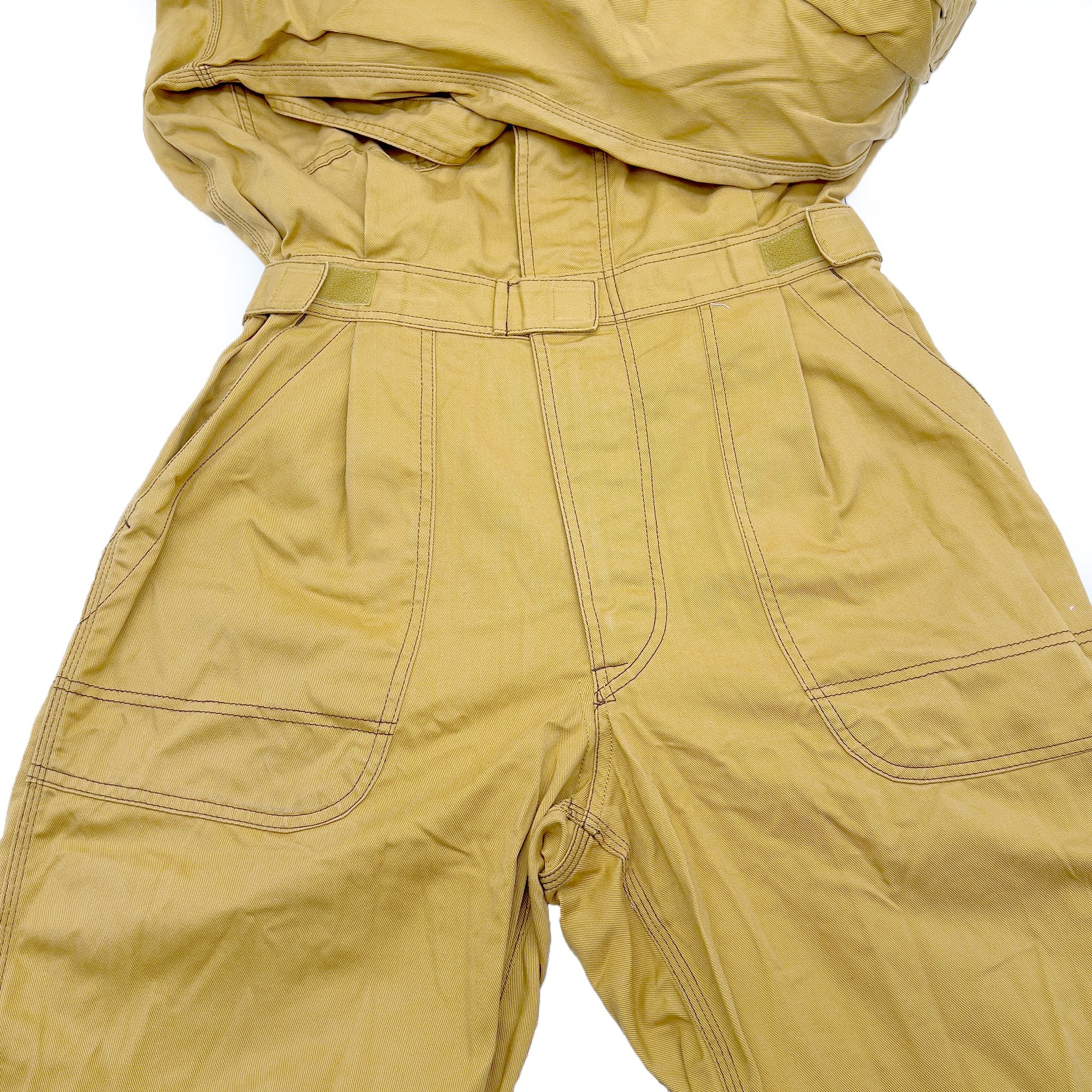 JDM Toyota Japan Automotive Engineering College Summer Coveralls Tsunagi Brown - Sugoi JDM