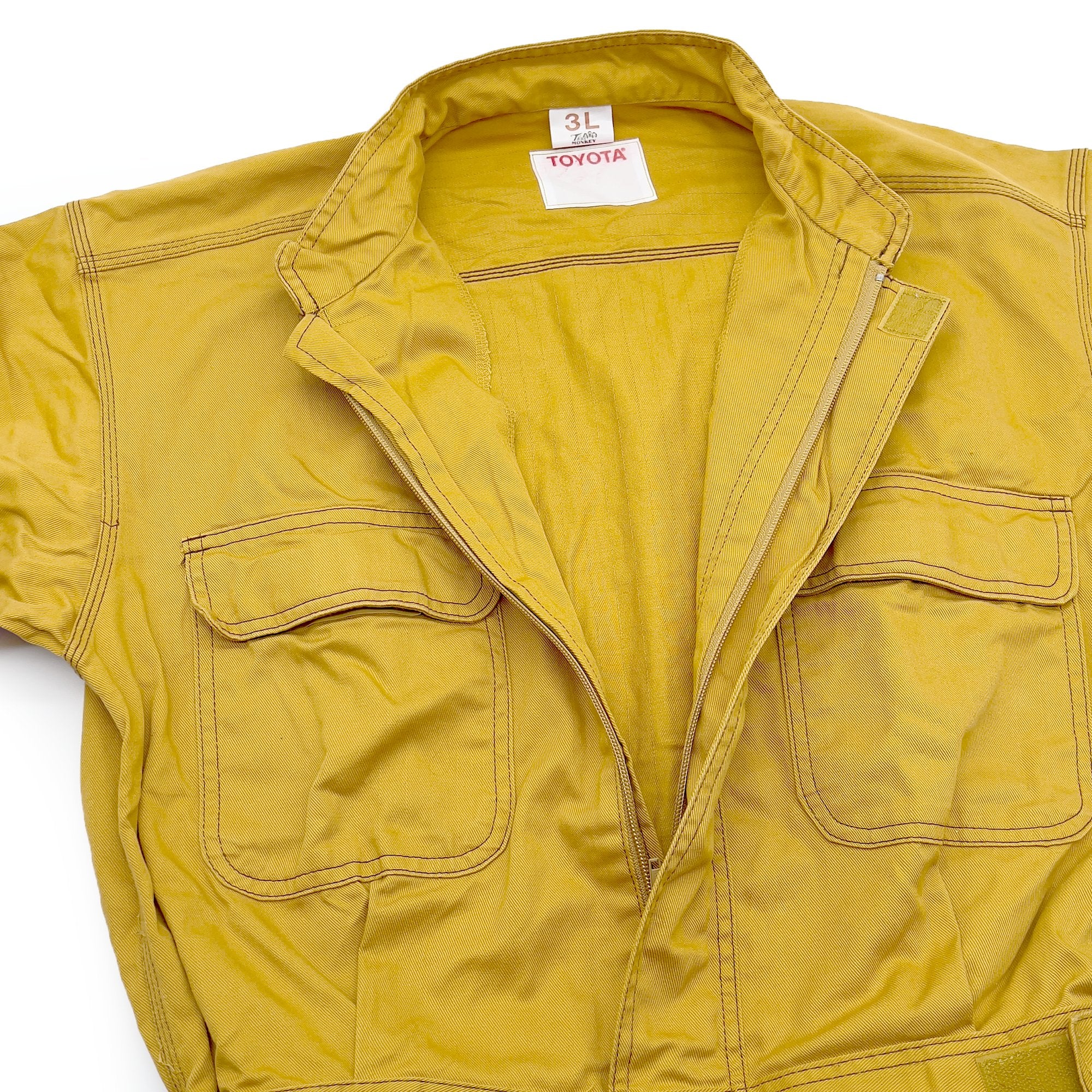 JDM Toyota Japan Automotive Engineering College Summer Coveralls Tsunagi Brown - Sugoi JDM