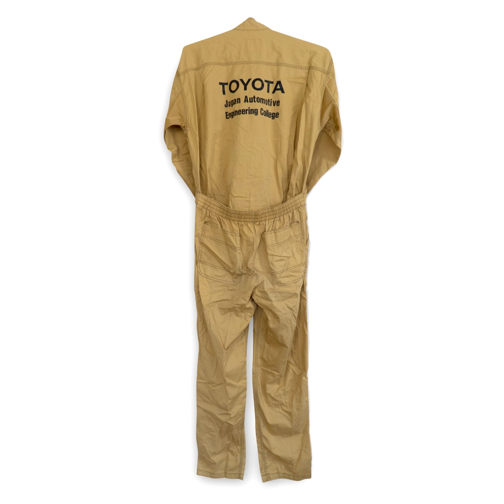 JDM Toyota Japan Automotive Engineering College Summer Coveralls Tsunagi Brown - Sugoi JDM
