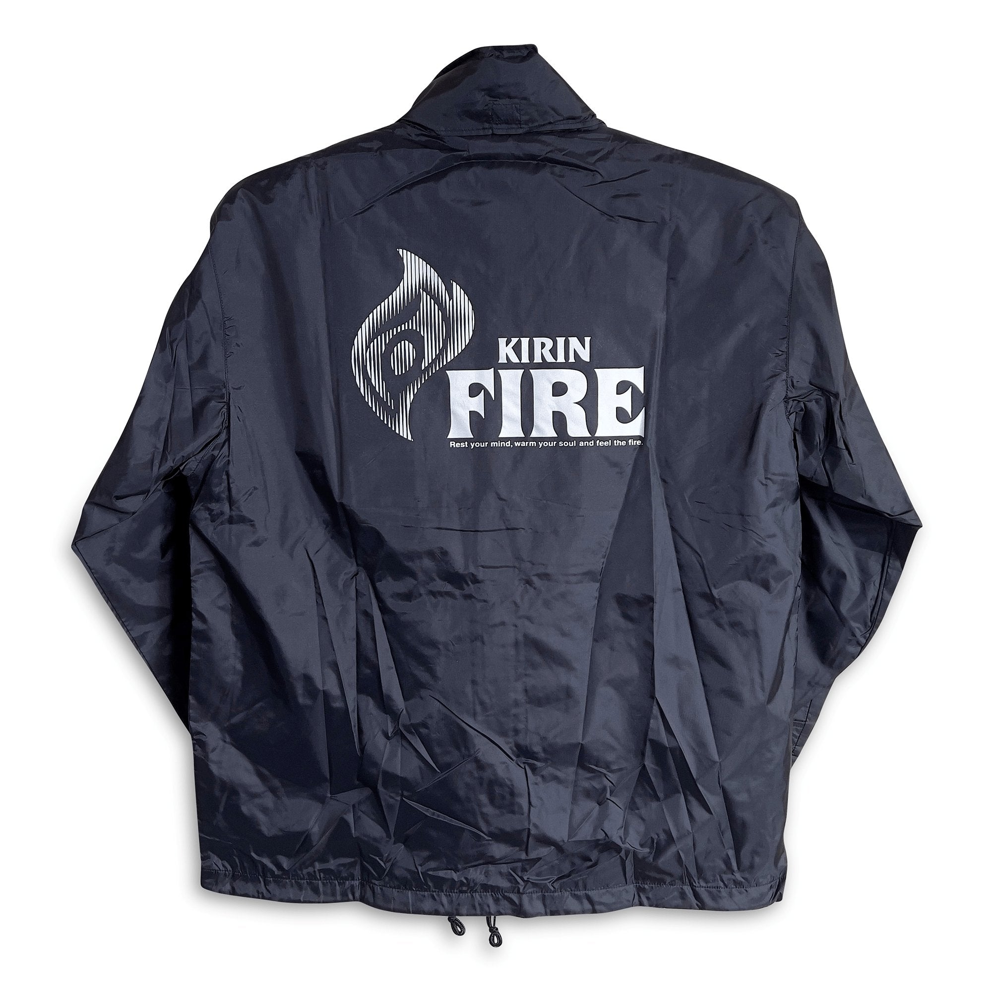 Limited Edition Retro Kirin Fire Japan Promotional Jacket Black - Sugoi JDM