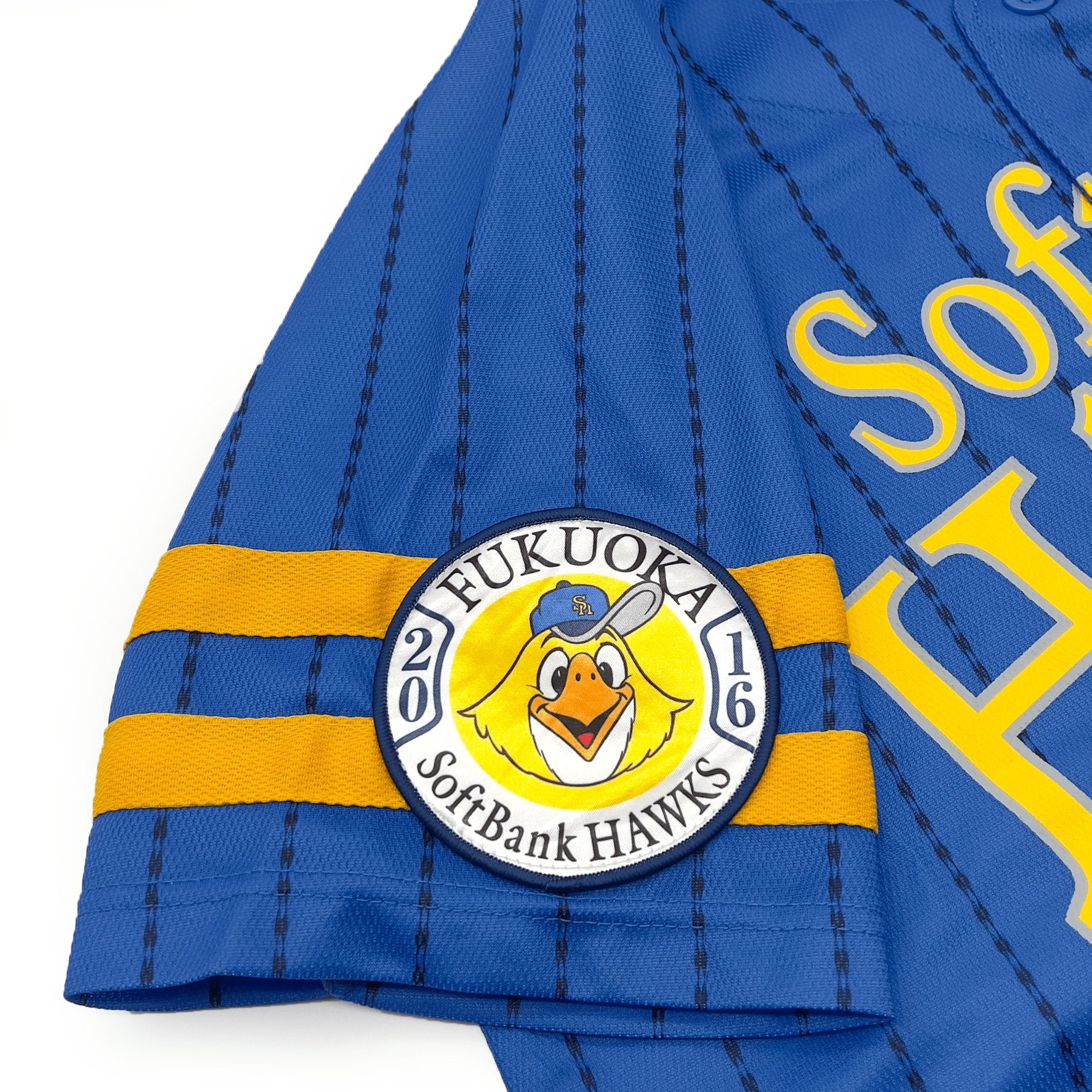 Limited Edition Retro NPB Japan Softbank Hawks Baseball Jersey 2016 Blue - Sugoi JDM