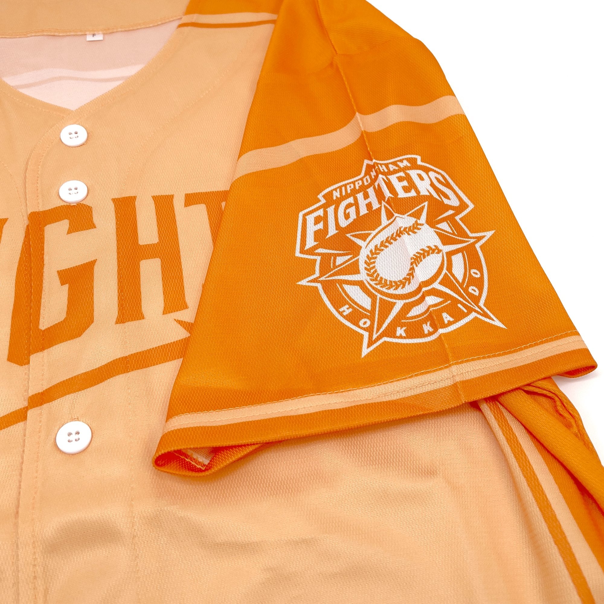 Limited Japan Hokkaido Nippon Ham Fighters Baseball Jersey Orange 2019 - Sugoi JDM