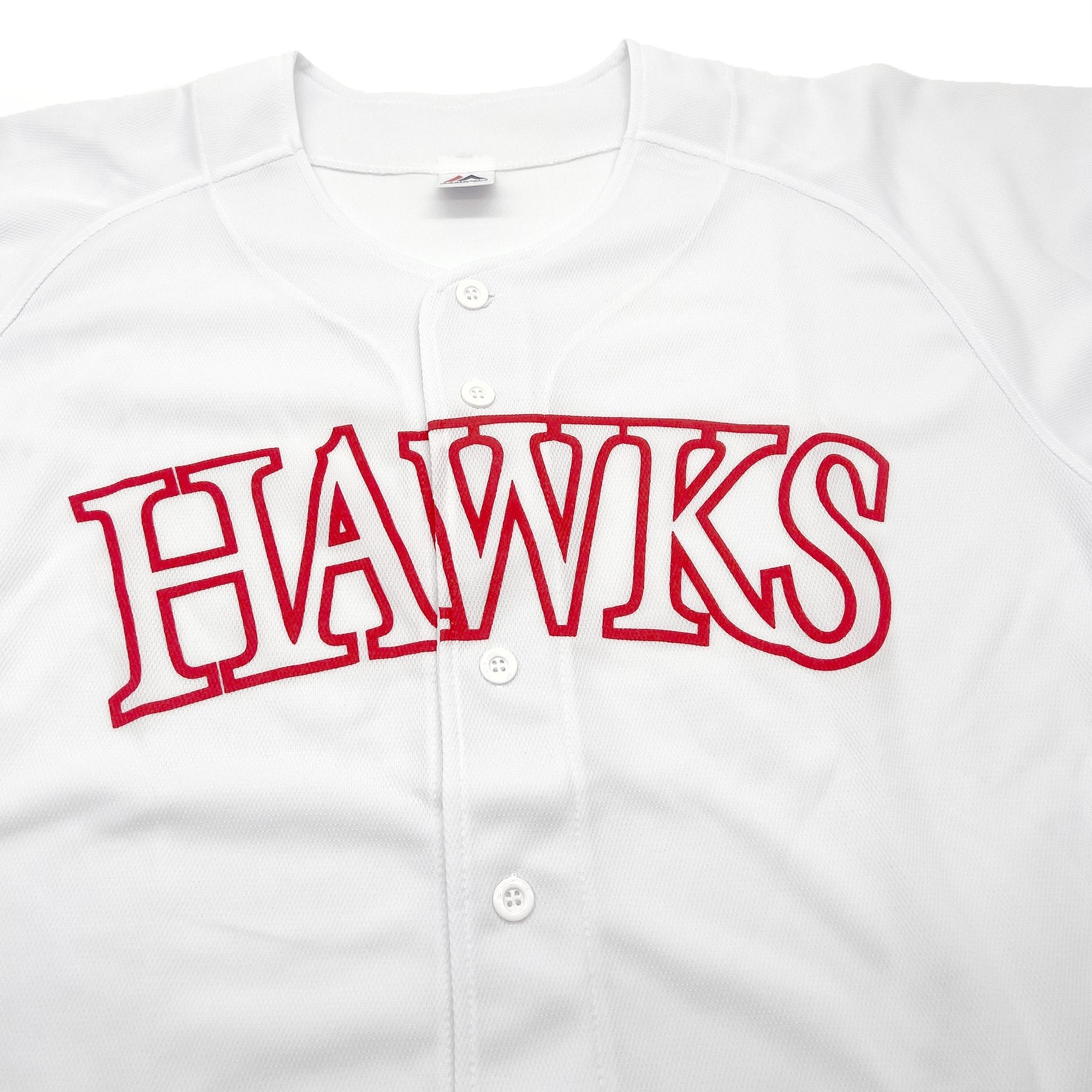 Limited Majestic Japan Softbank Hawks We Love Kyushu Baseball Jersey White - Sugoi JDM