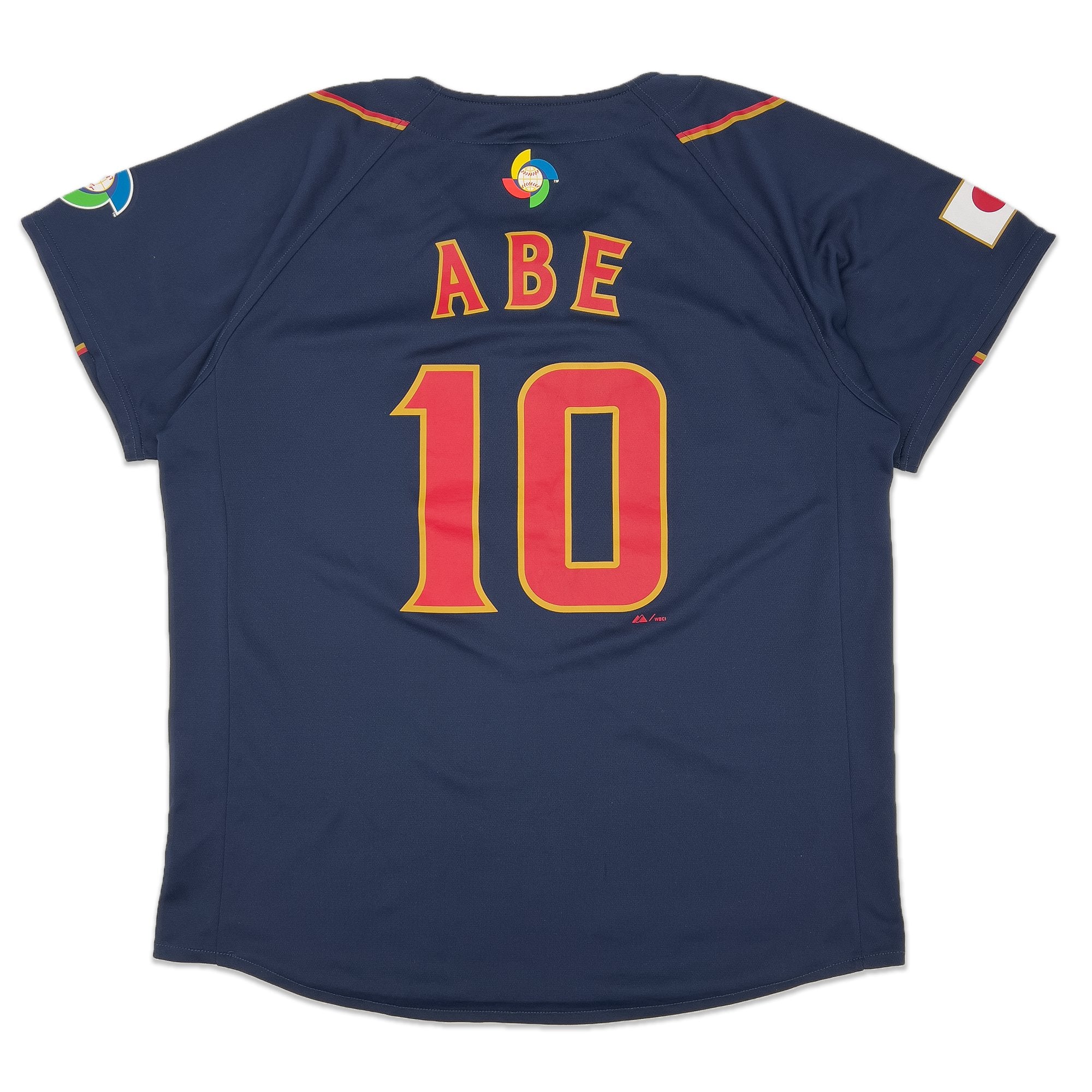 Majestic Japan WBC 2013 World Baseball Classic Shinnosuke Abe Jersey #46 Blue - Sugoi JDM