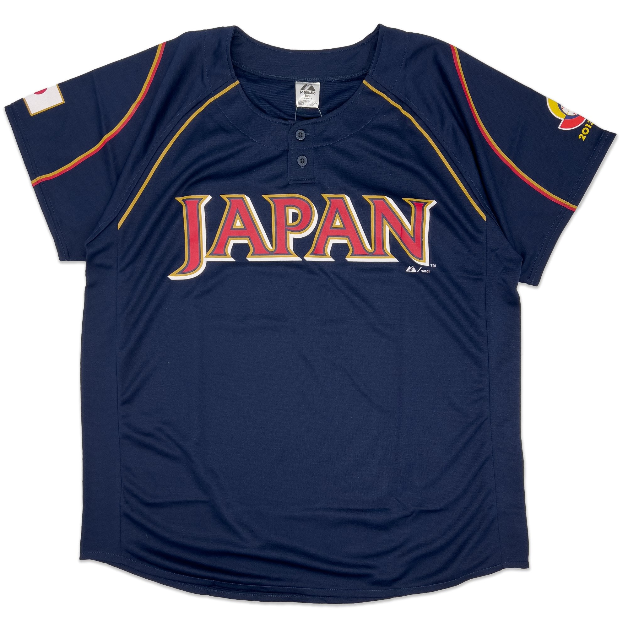 Majestic Japan WBC 2013 World Baseball Classic Yuichi Honda Jersey #46 Blue - Sugoi JDM