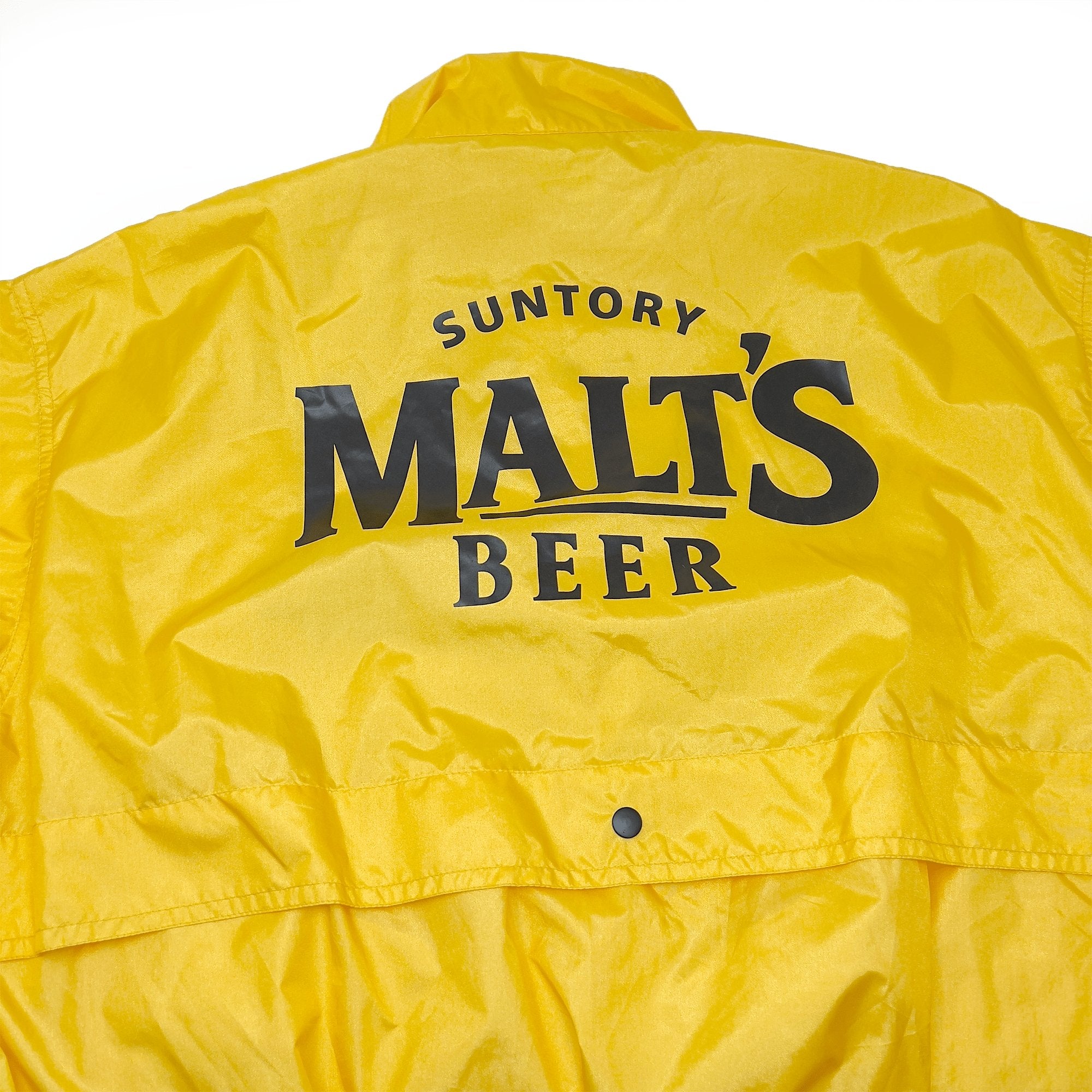 New Genuine Retro Japan JDM Suntory Malts Light Jacket Yellow - Sugoi JDM