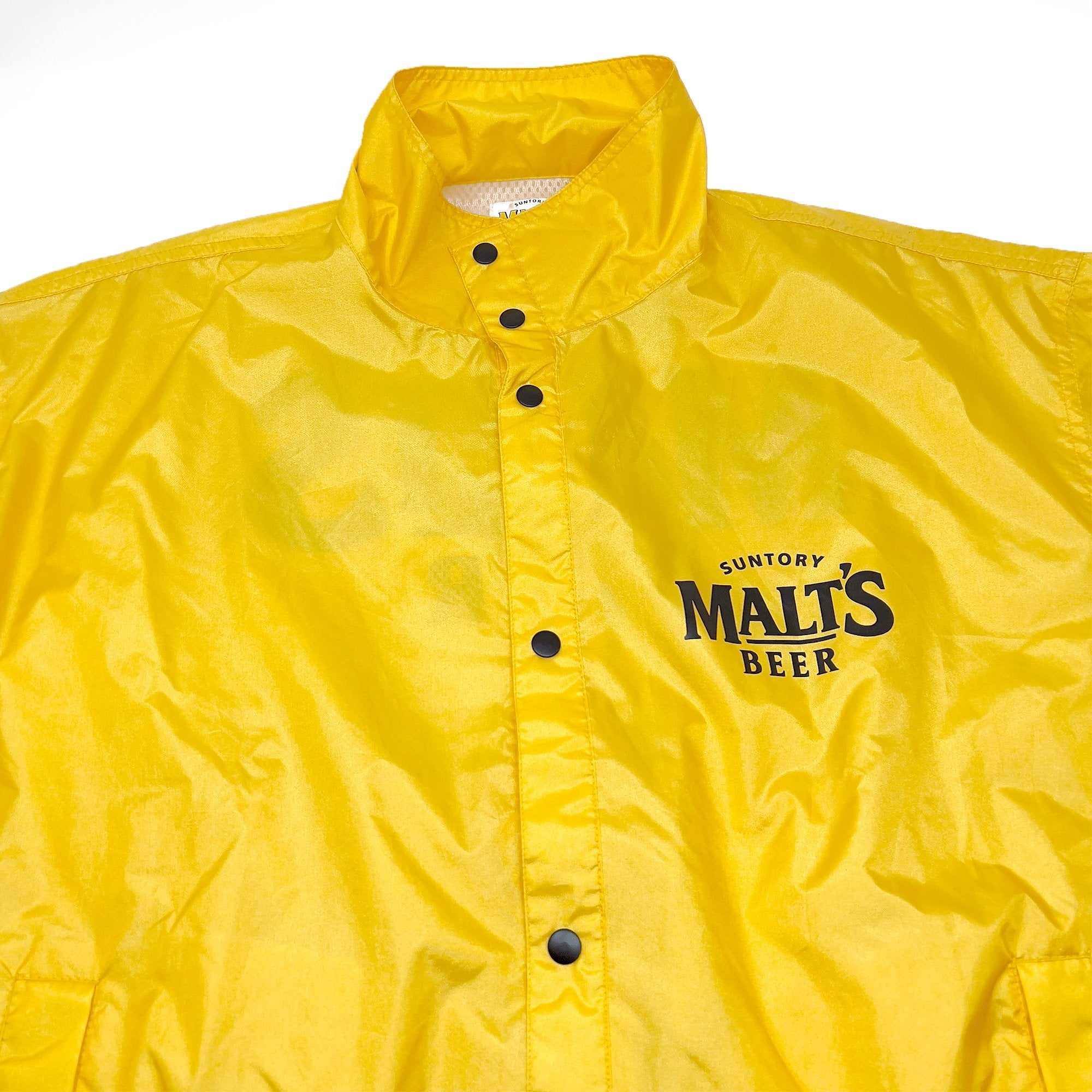 New Genuine Retro Japan JDM Suntory Malts Light Jacket Yellow - Sugoi JDM