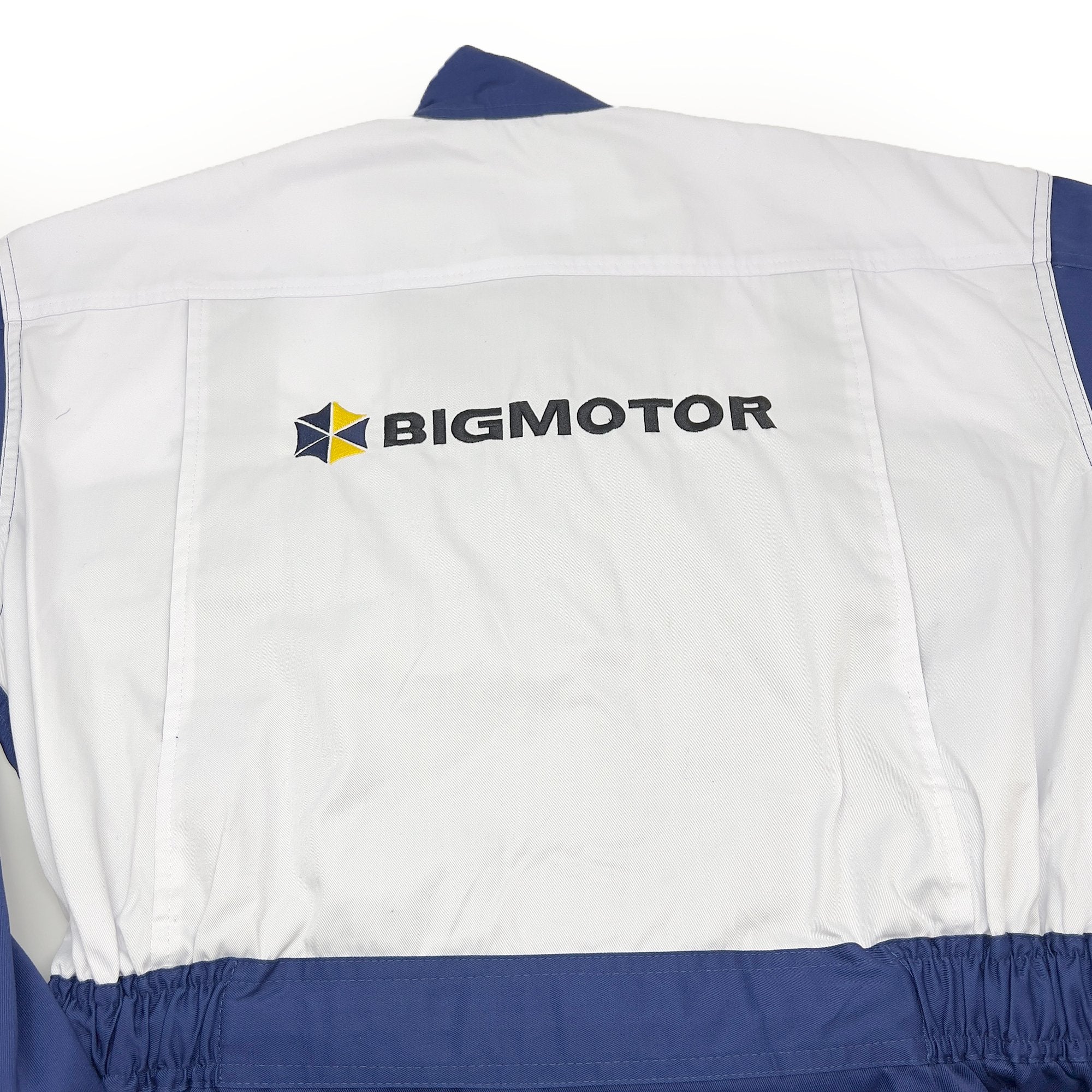 New Genuine Retro JDM Japan Big Motor Mechanic Tsunagi Coveralls Blue - Sugoi JDM