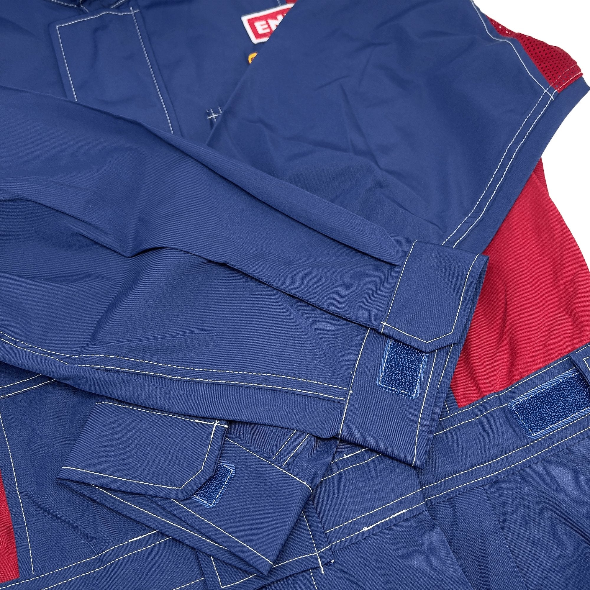 New Japan JDM Eneos Dr. Drive Summer Coveralls Tsunagi Mechanic Suite Blue - Sugoi JDM