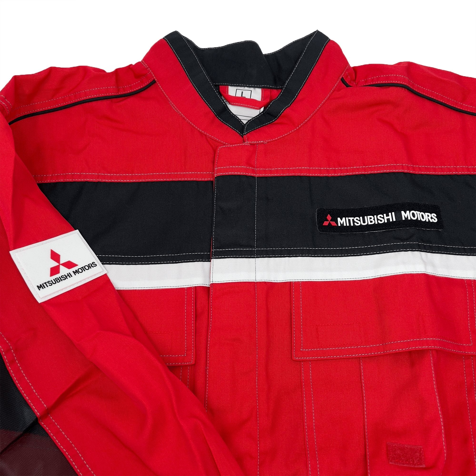 New JDM Japan Ralliart Mitsubishi Motors Jumpsuit Summer Tsunagi Mechanic Suite - Sugoi JDM