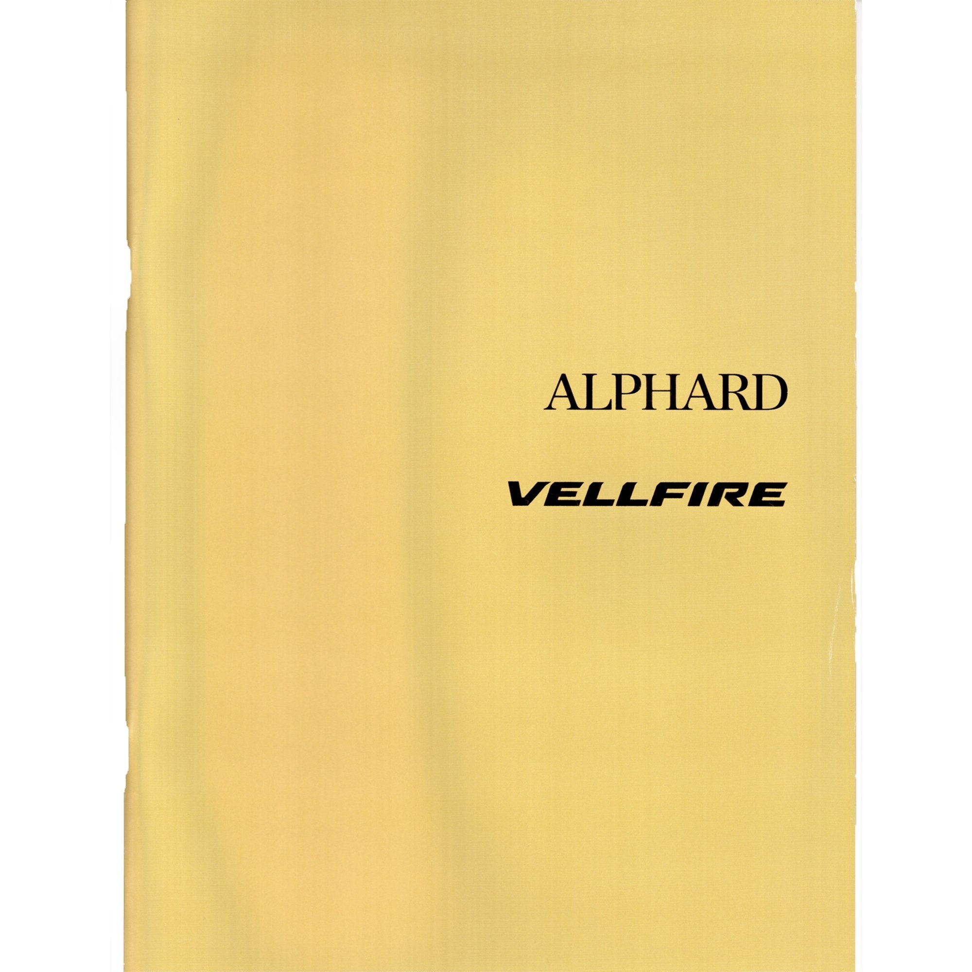 New JDM Japan Toyota Alphard Vellfire TRD 2021 Catalog Brochure Set - Sugoi JDM