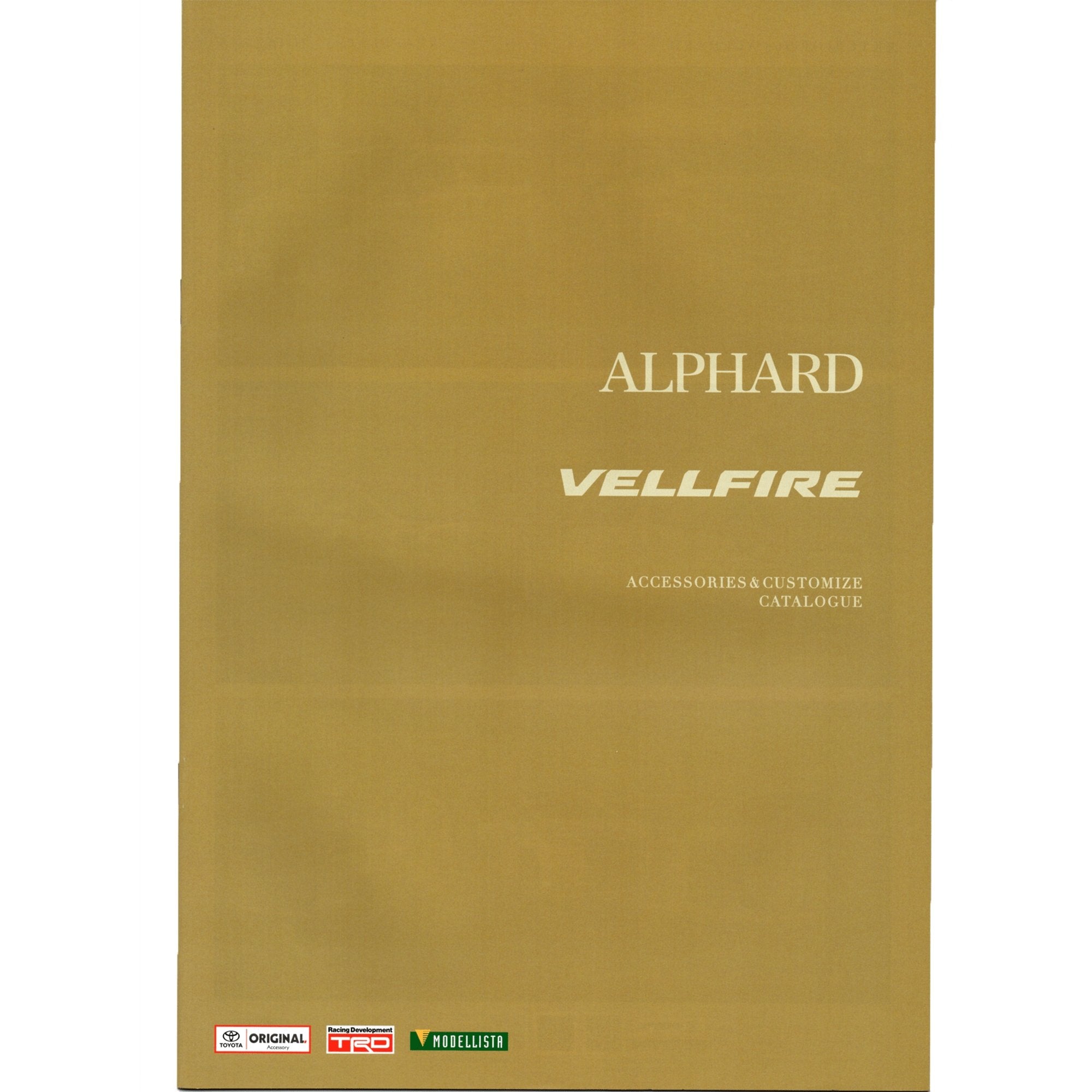 New JDM Japan Toyota Alphard Vellfire TRD 2021 Catalog Brochure Set - Sugoi JDM