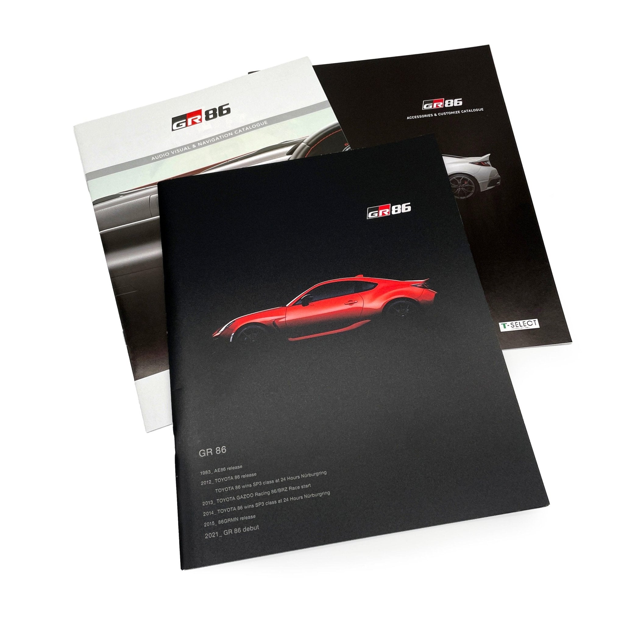 New JDM Japan Toyota GR86 Manufacturer Catalog Brochure Set - Sugoi JDM