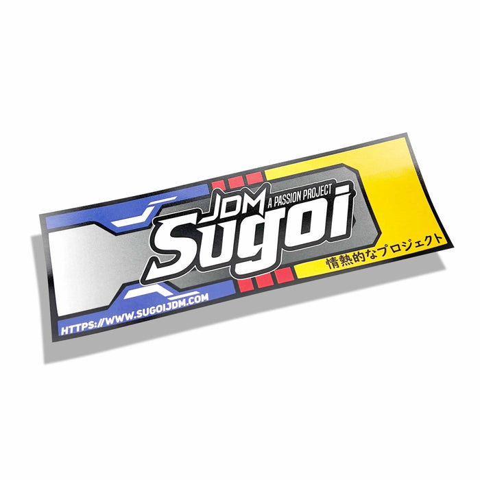 New Official Design Sugoi Jdm Retro Gundam Theme Slap Sticker - Sugoi JDM