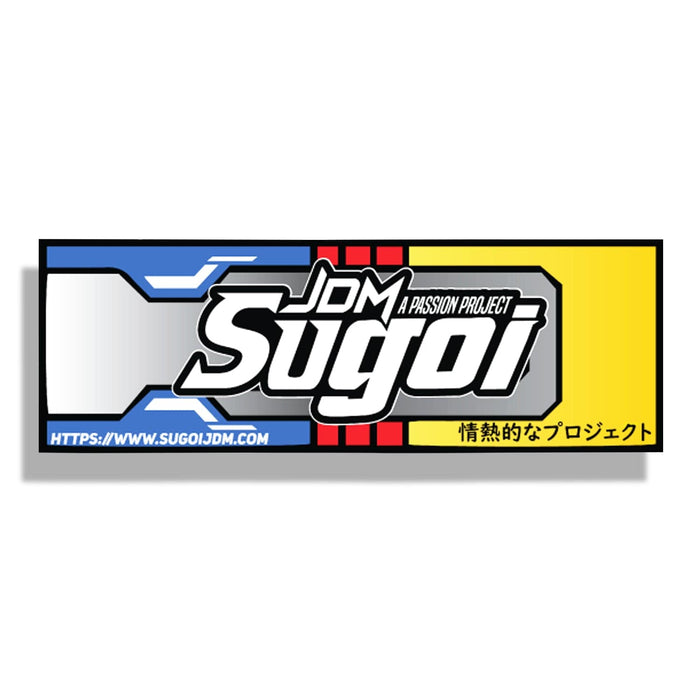 New Official Design Sugoi Jdm Retro Gundam Theme Slap Sticker - Sugoi JDM